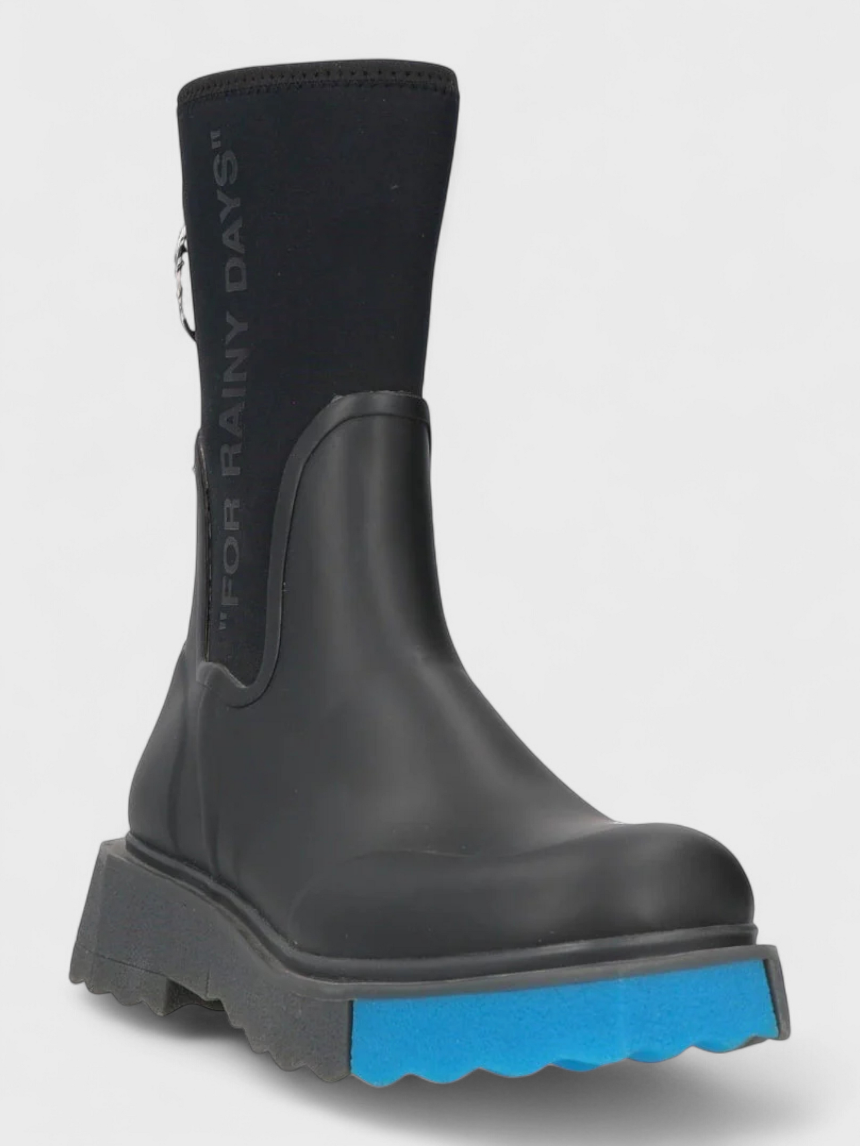 Off-White Rubber Neoprene Boot Black