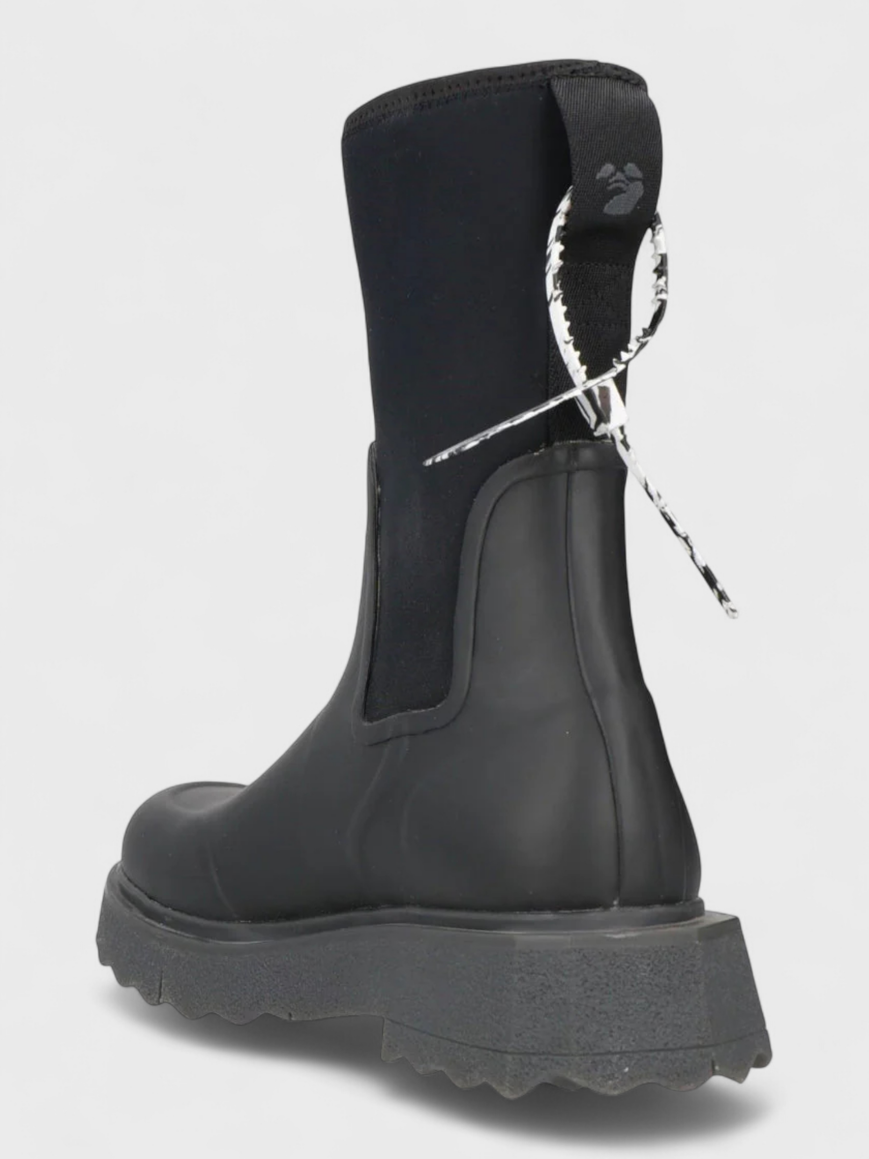 Off-White Rubber Neoprene Boot Black