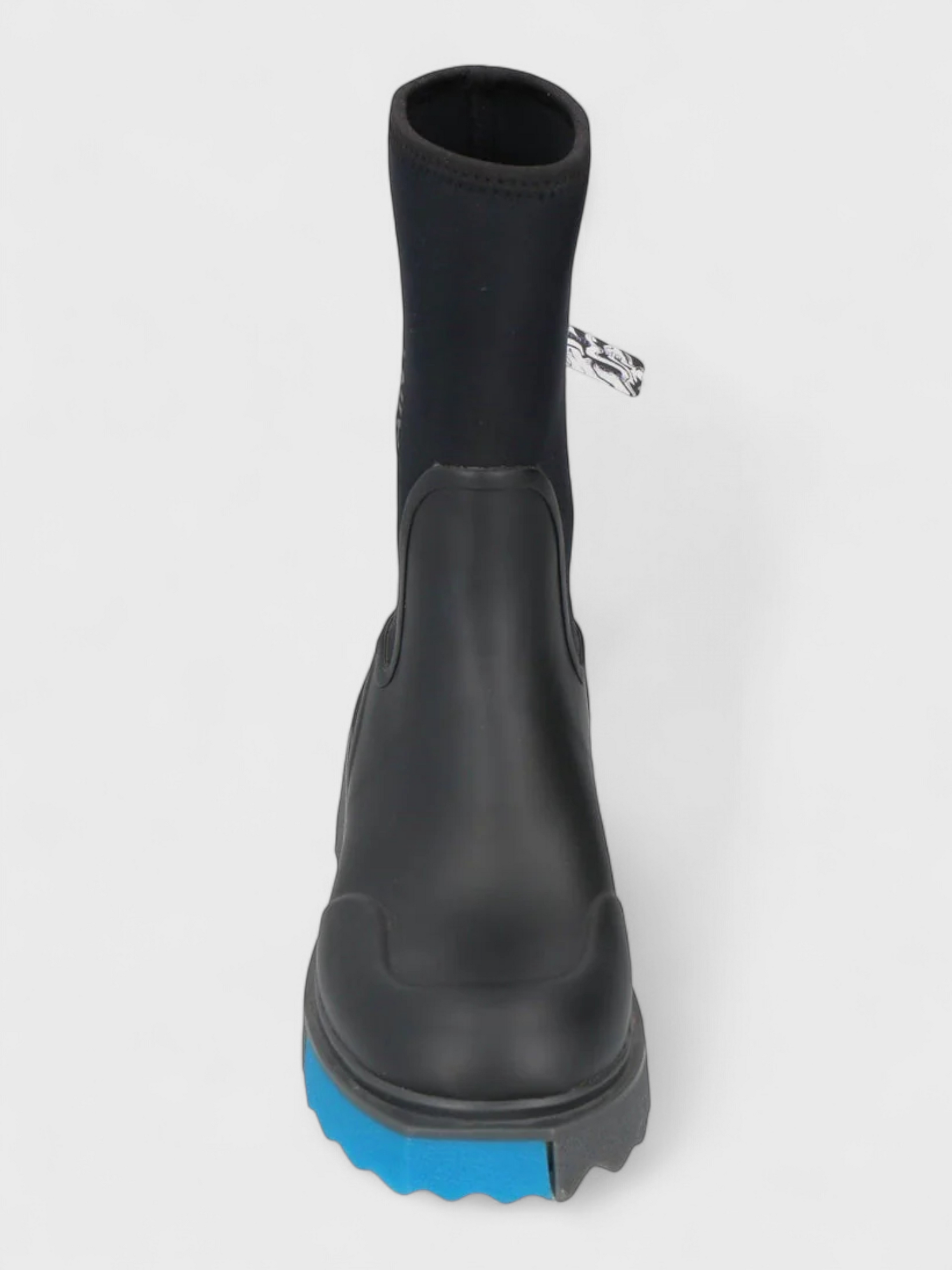 Off-White Rubber Neoprene Boot Black