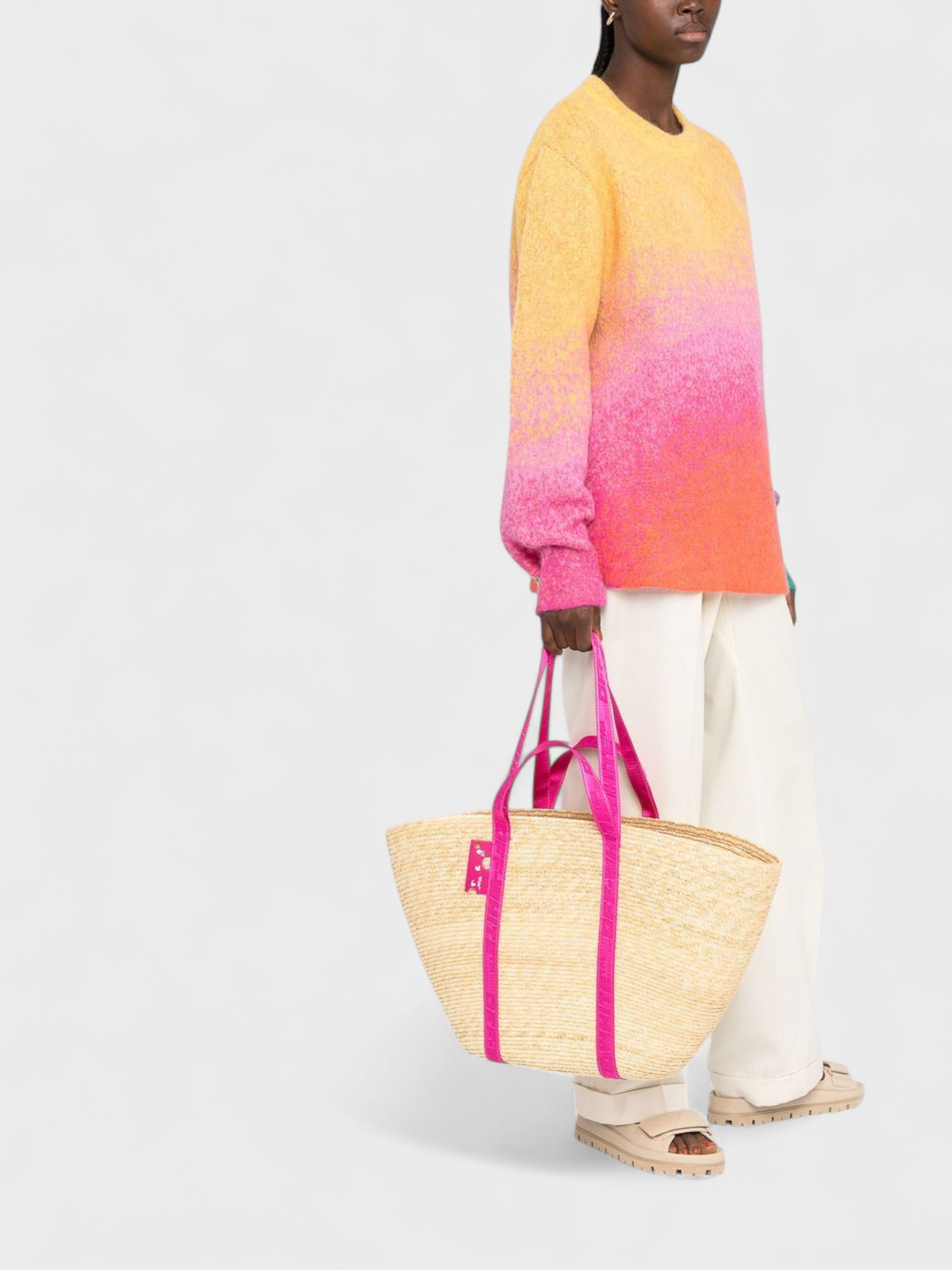 Off-White Commercial Tote 45 Paglia Beige