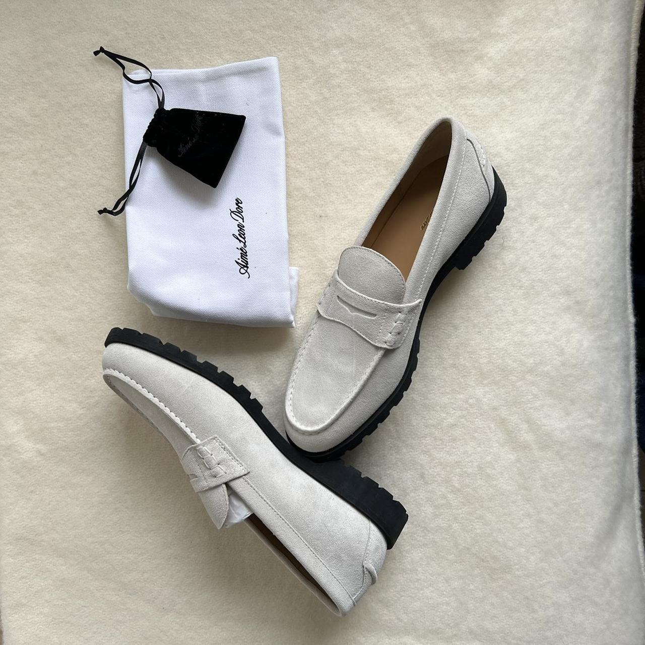 Aimé Leon Dore Country Suede Loafer Bone White
