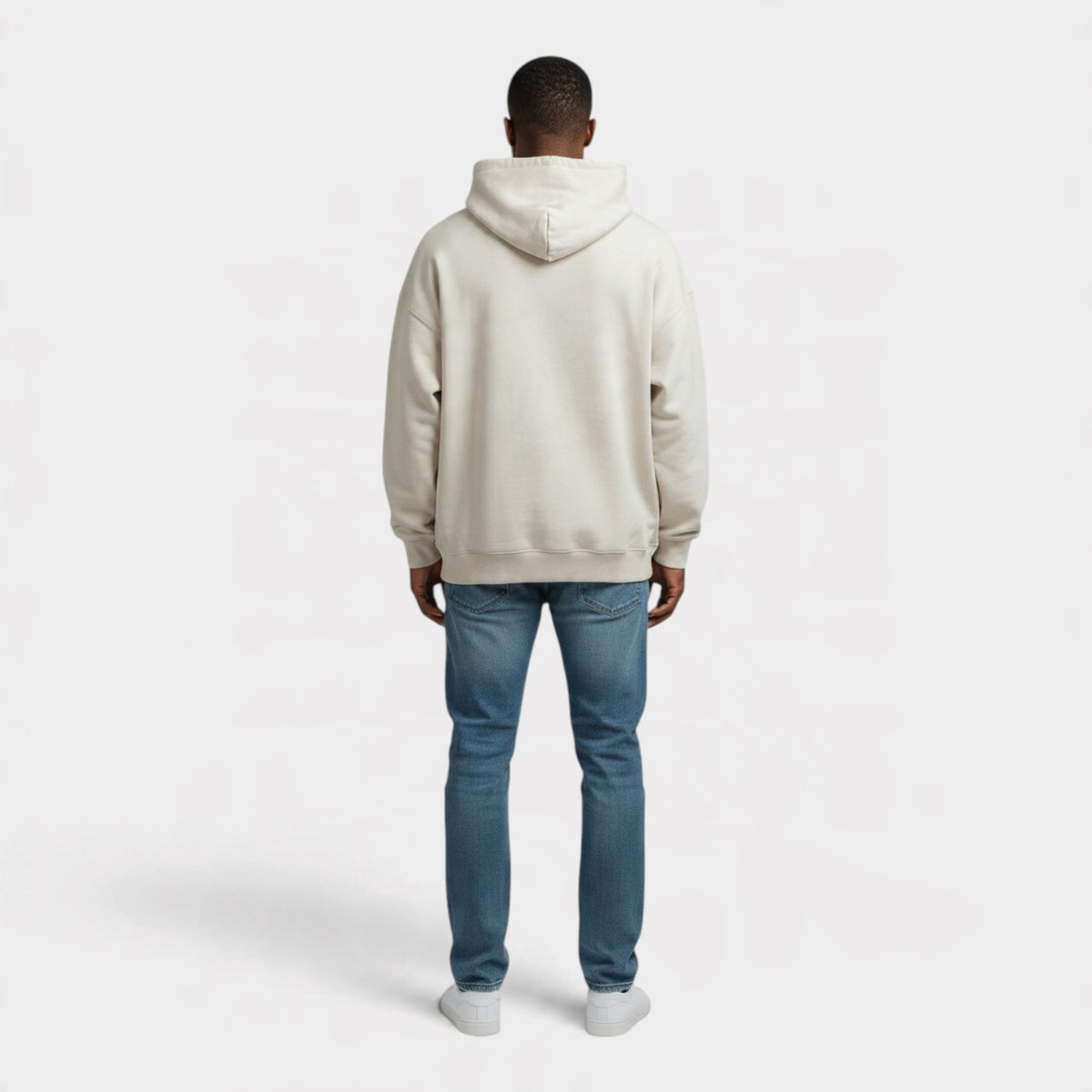 Pilled Mini Logo Hoodie Sand