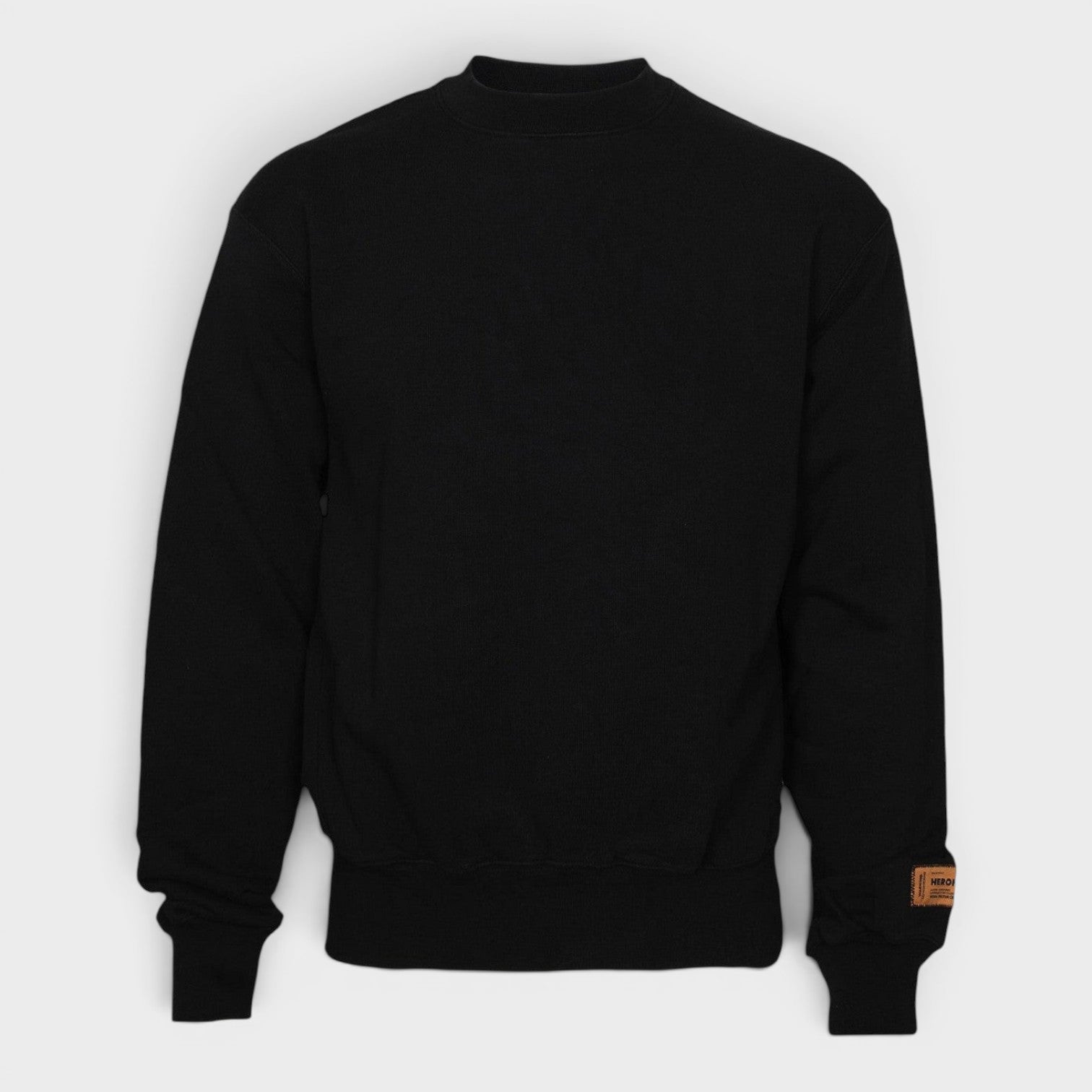 Logo NFEX-Ray Cotton Crew Sweatshirt Black