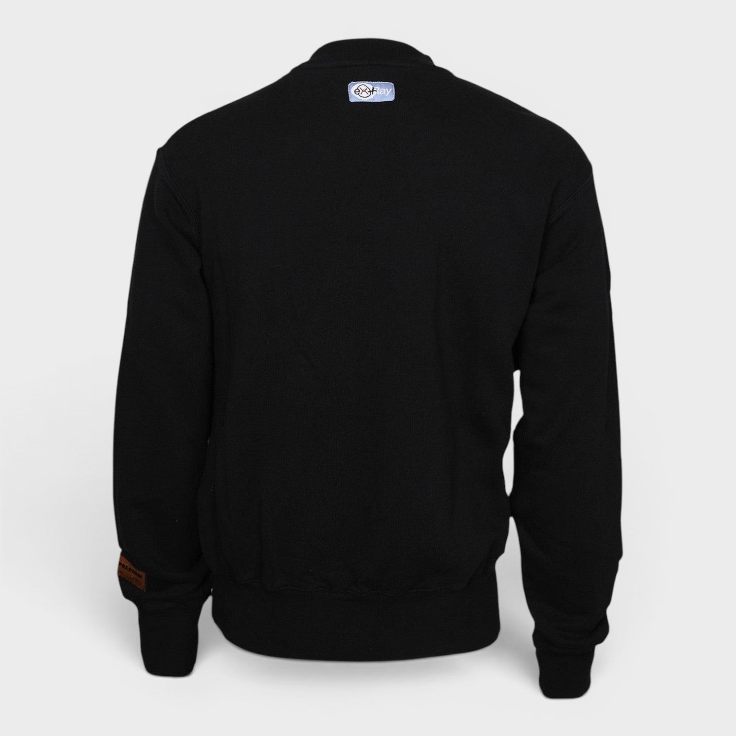 Logo NFEX-Ray Cotton Crew Sweatshirt Black