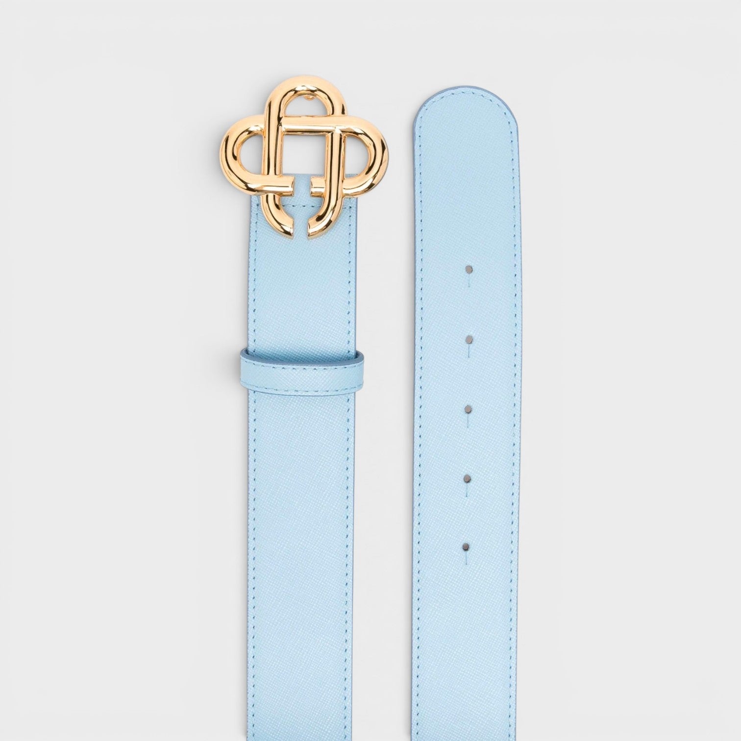 CC Logo Buckle Belt Light Blue