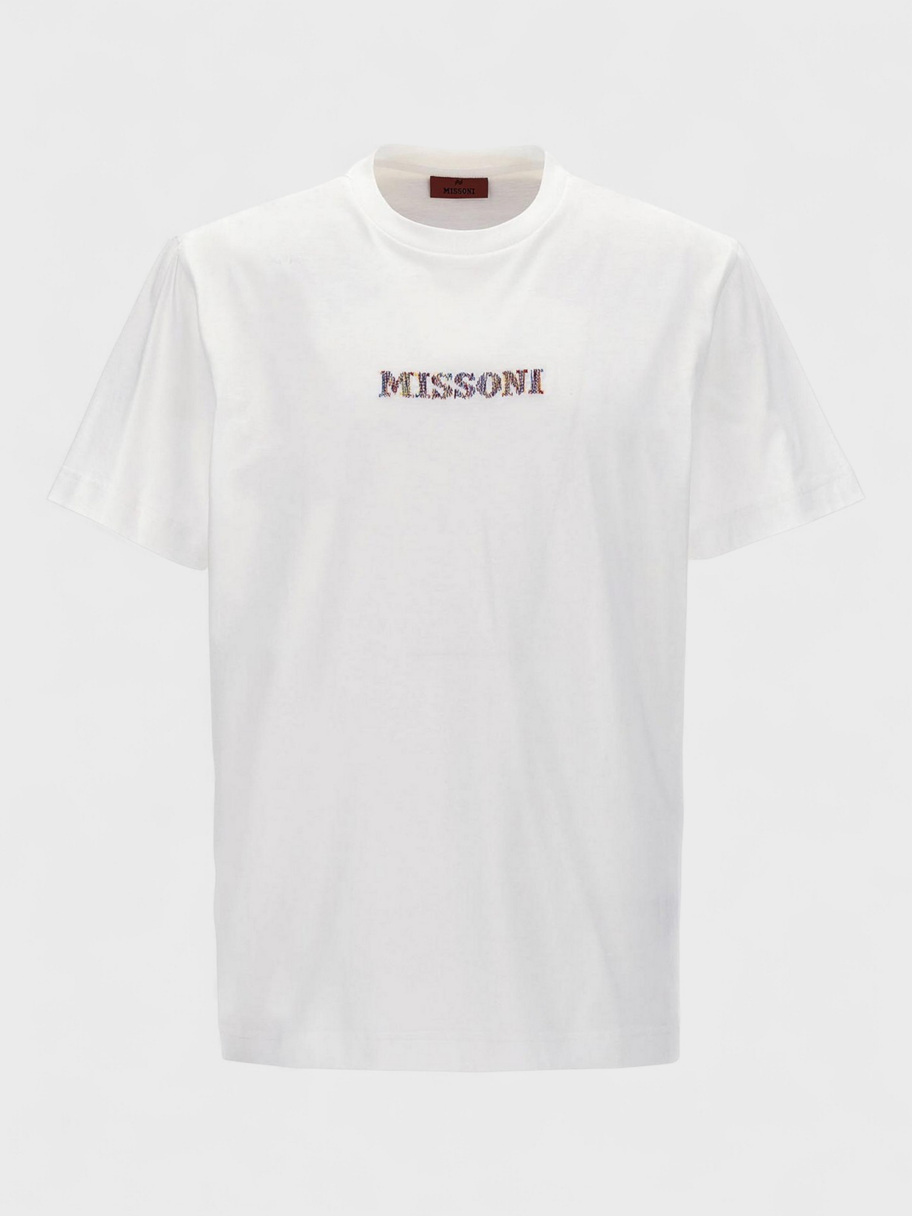 Missoni Logo Embroidered T-Shirt White