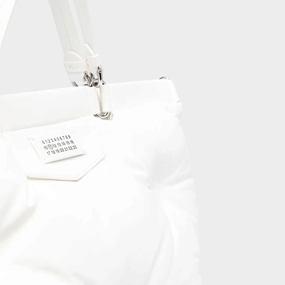 Glam Slam Large Tote Bag White
