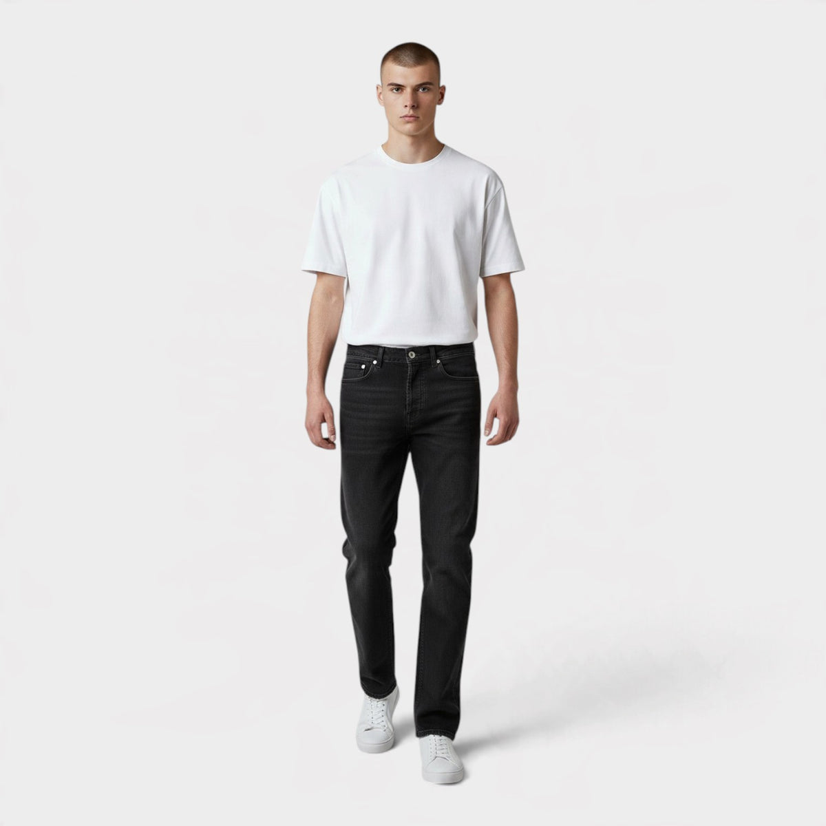 ALD Straight Fit Denim Washed Black