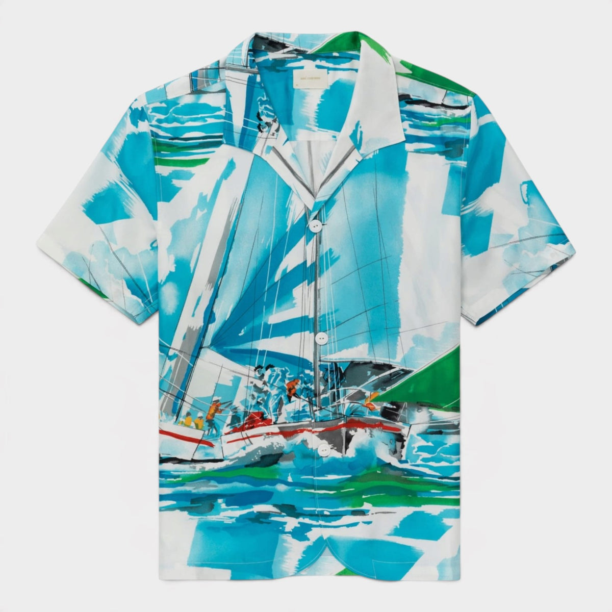 Silk Cabana Shirt Regatta