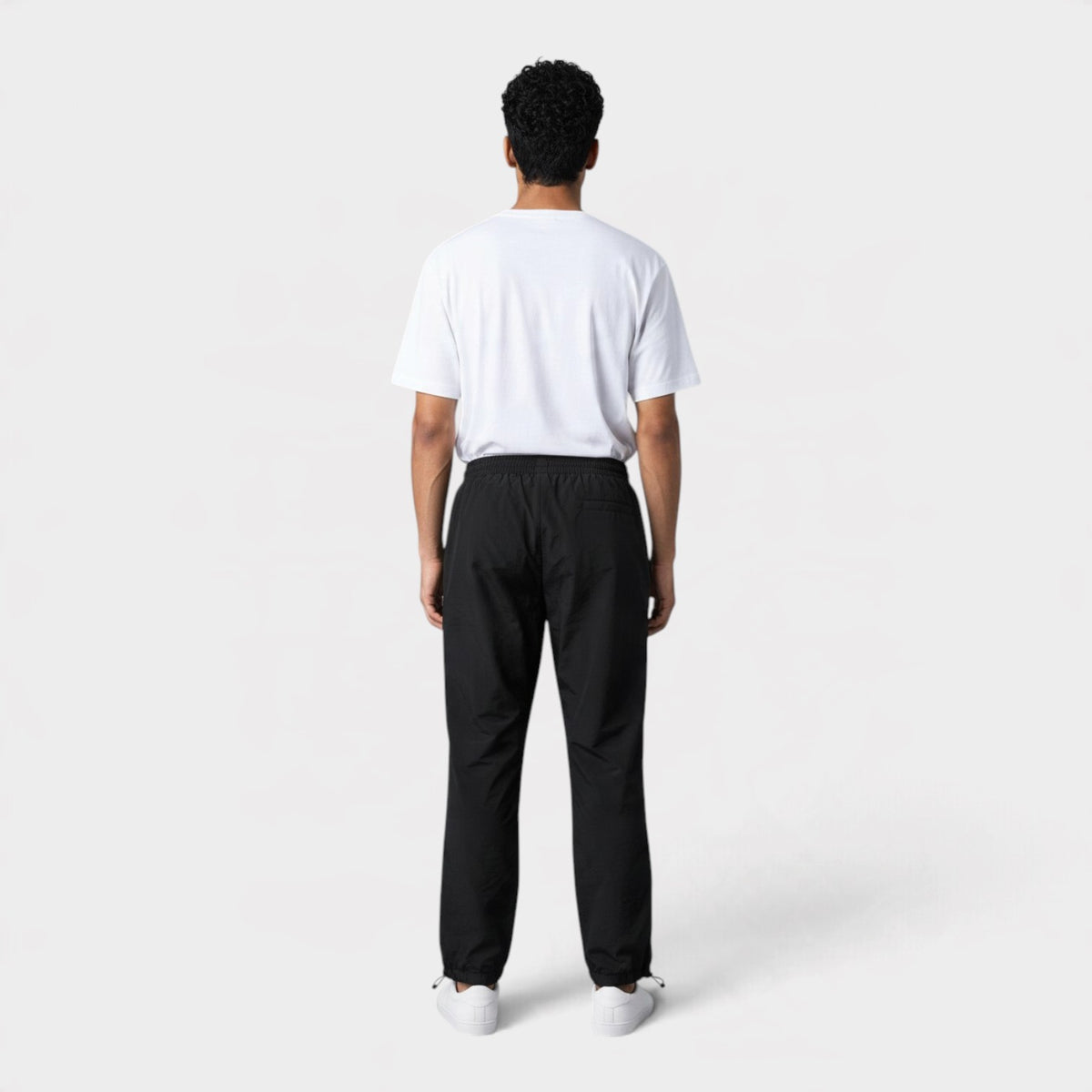 Sport Logo Nylon Pant Jet Black