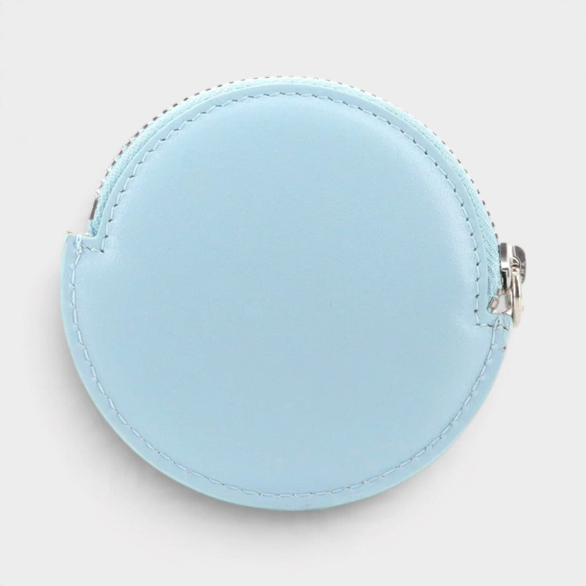 Le Petit Rond Palm-Sized Coin Purse Light Blue