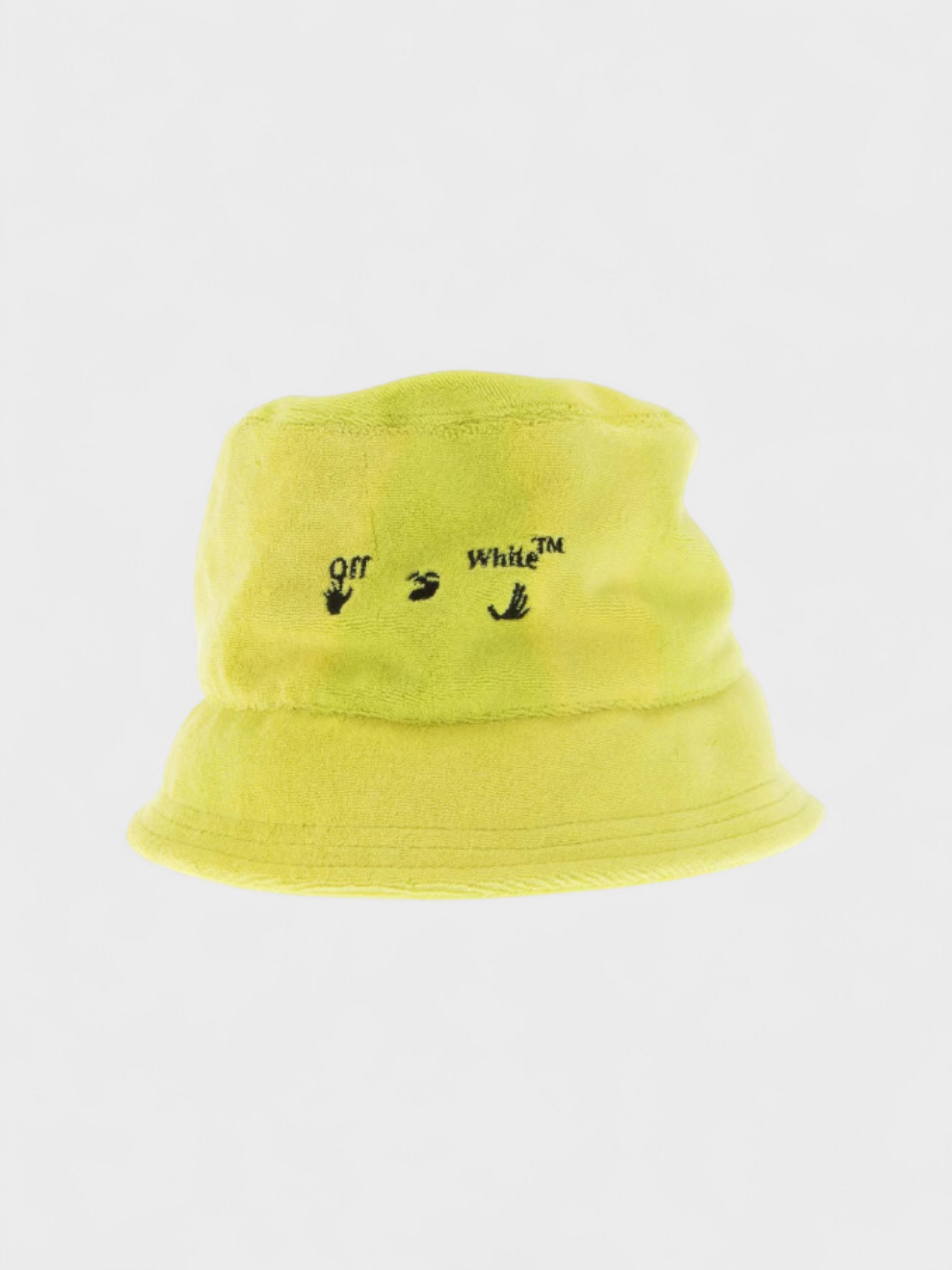 Off-White Women's Bucket Hat Yellow Fluo