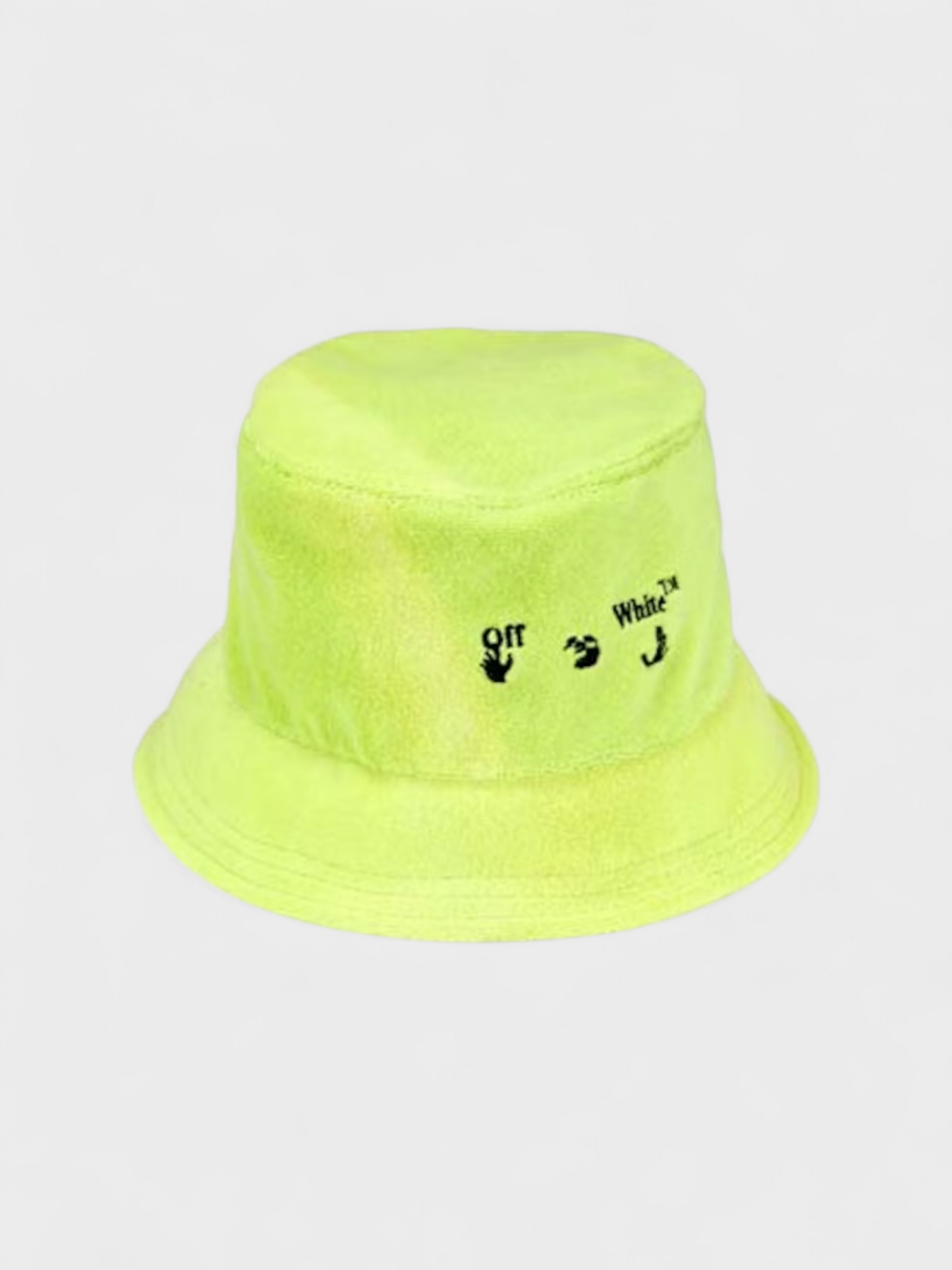 Off-White Women's Bucket Hat Yellow Fluo