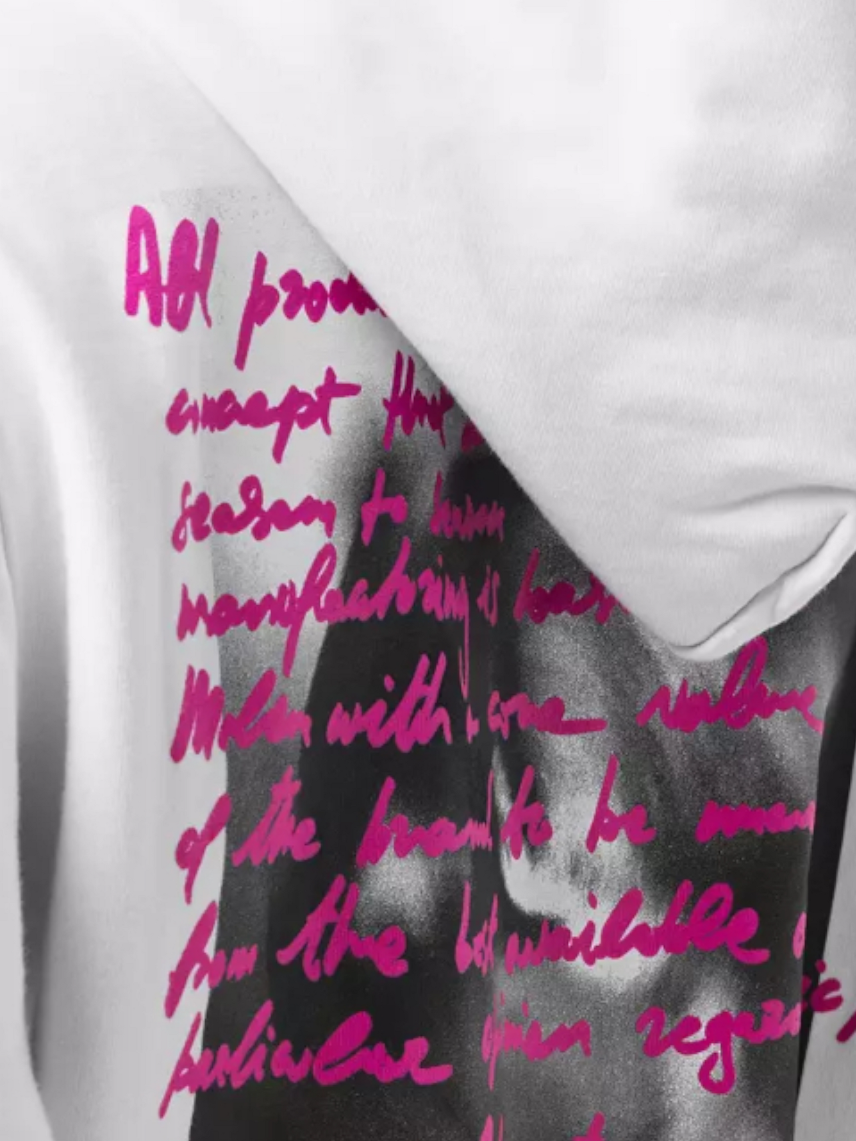 Off-White Logo Print Hoodie White