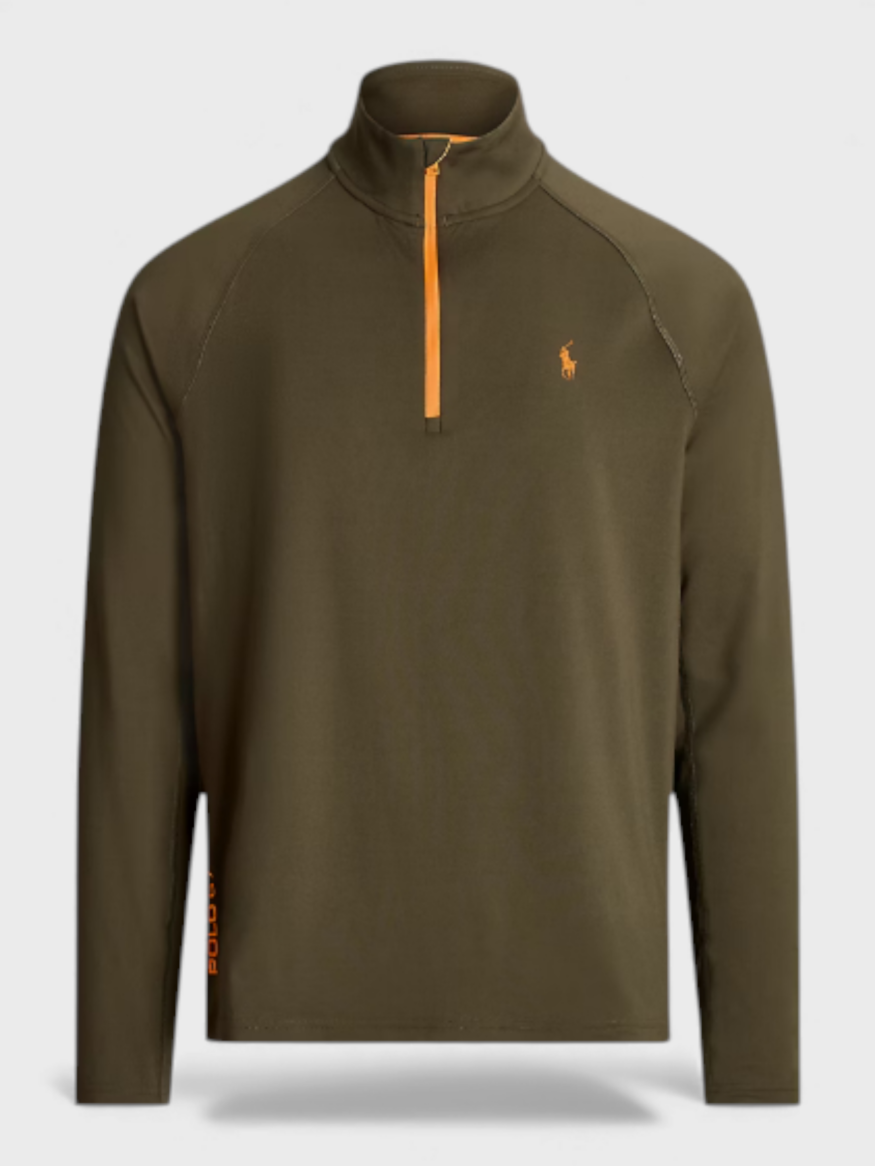 Ralph Lauren Performance Jersey Quarter-Zip Pullover Green