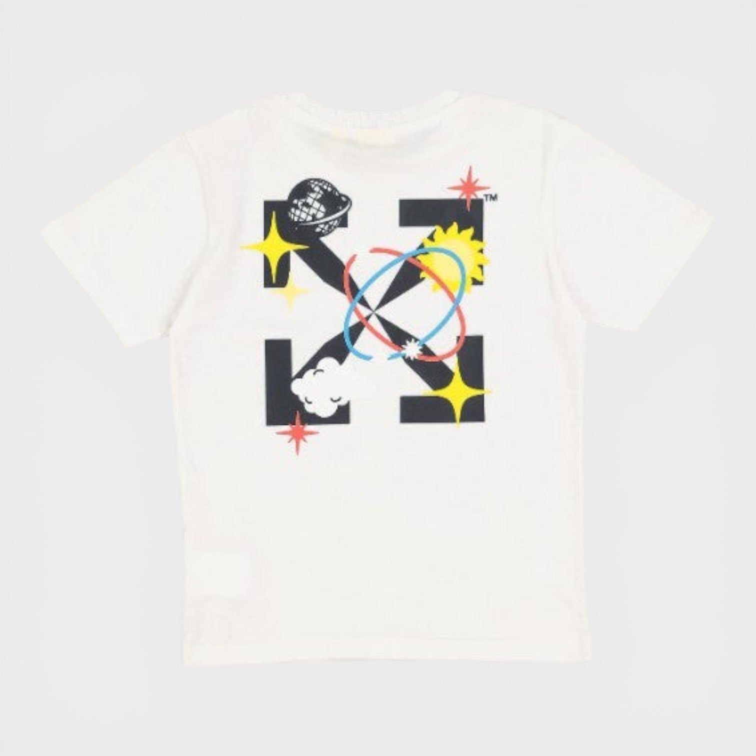 Kids Arrow Sunshine Basic Fit Tee White