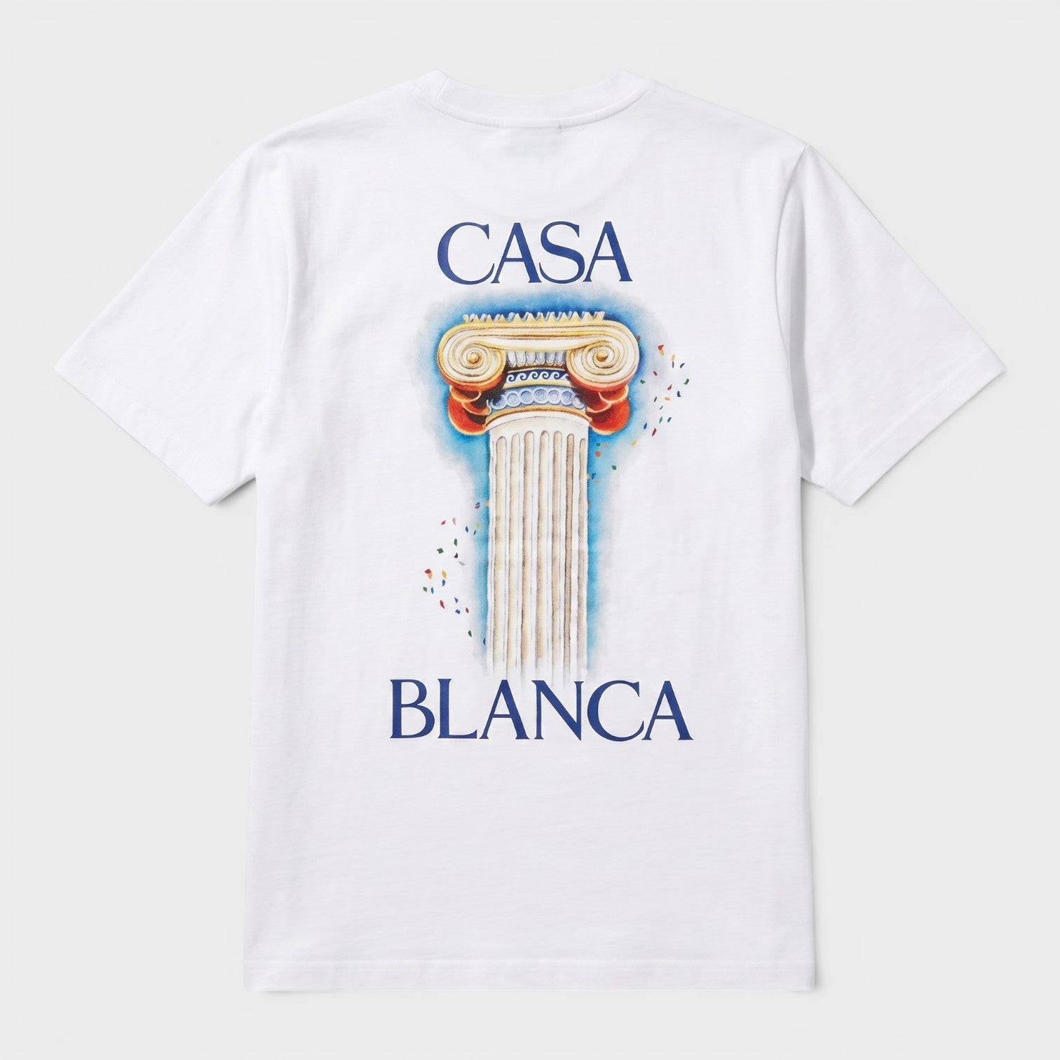 Printed T-Shirt La Colomne White