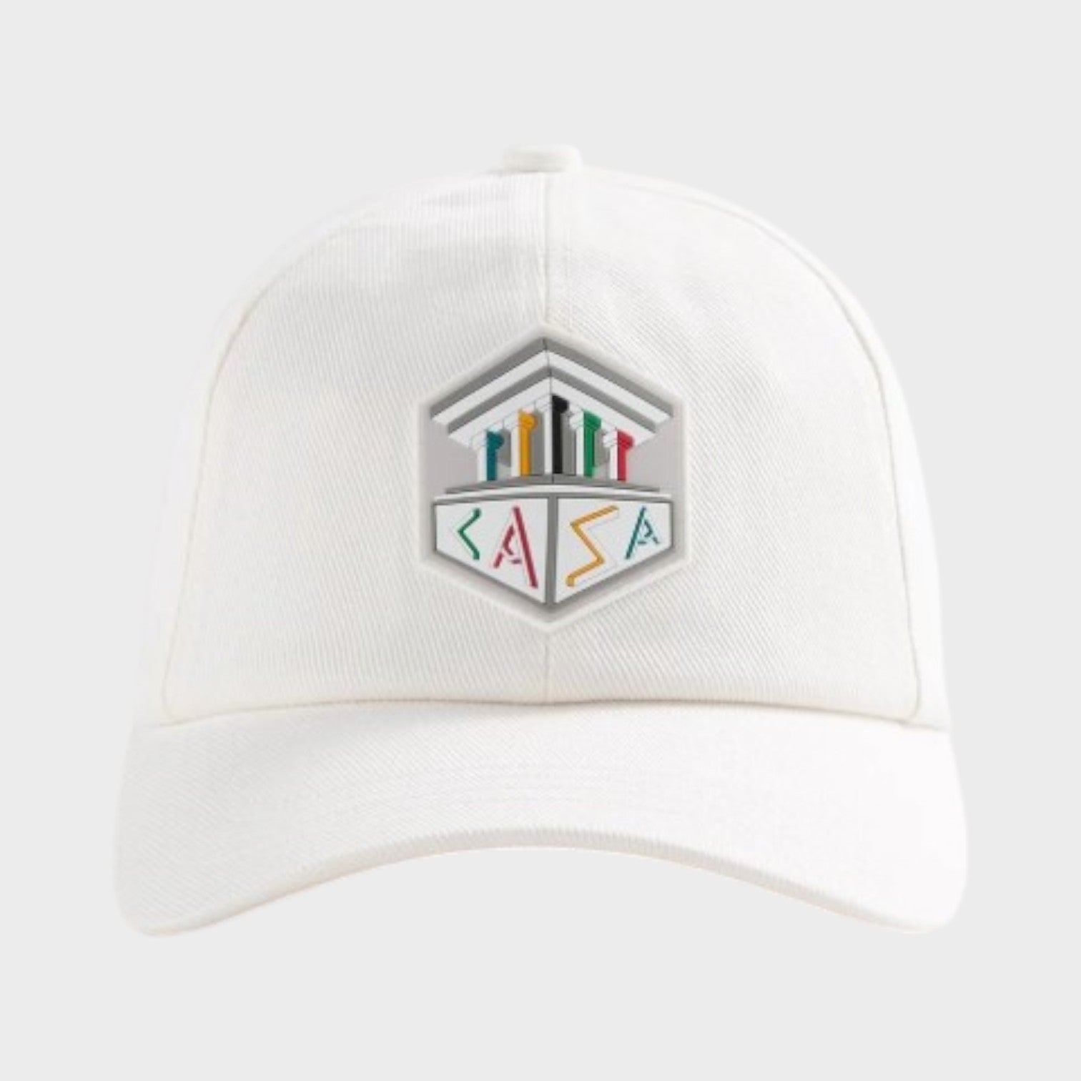 Casa Temple Rubber Patch Cap White