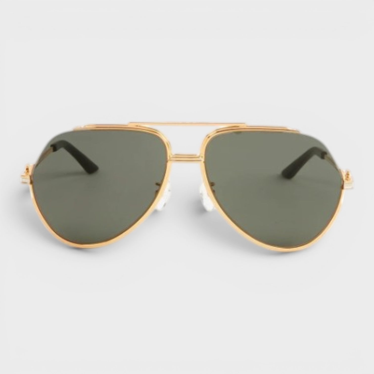 Stainless Steel Aviator Gold Silver Green