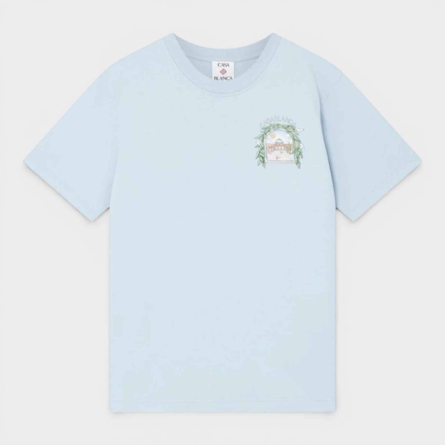L'Arch De Tennis Printed T-Shirt Pale Blue