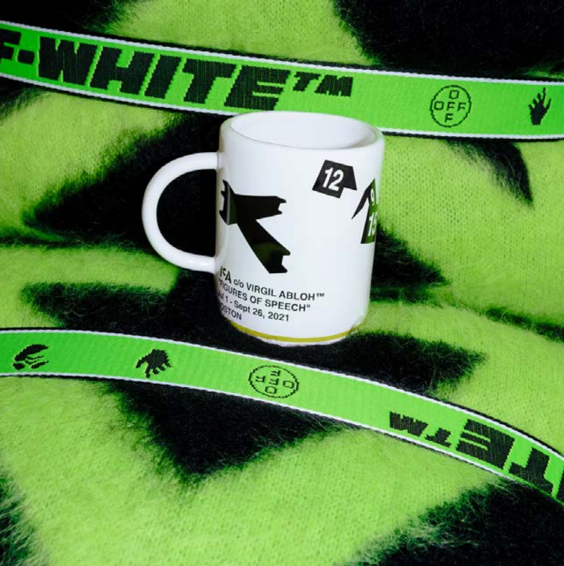 Off-White X ICA Ceramic Coffee Mug White