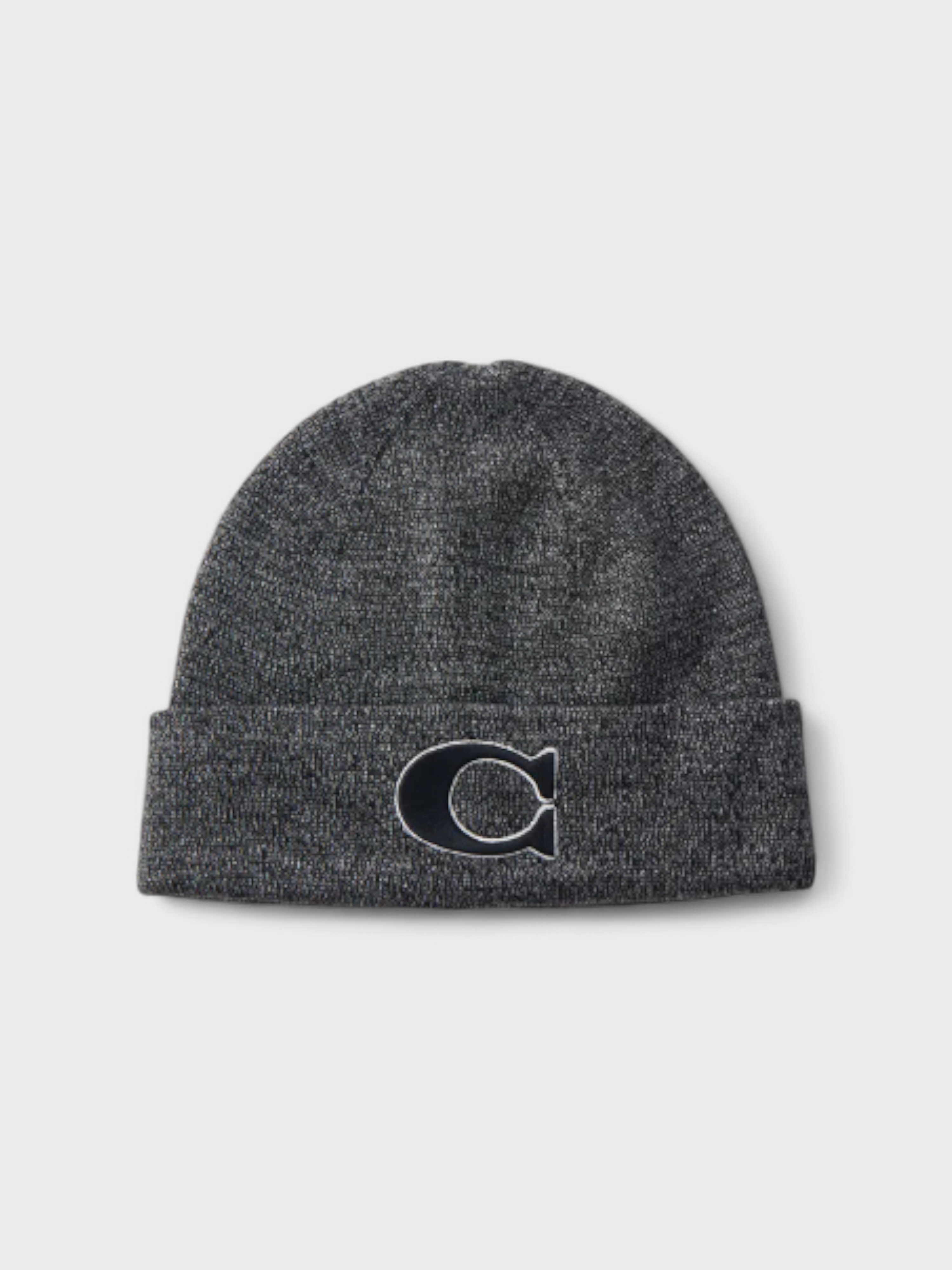 Coach Varsity Beanie Black Grey