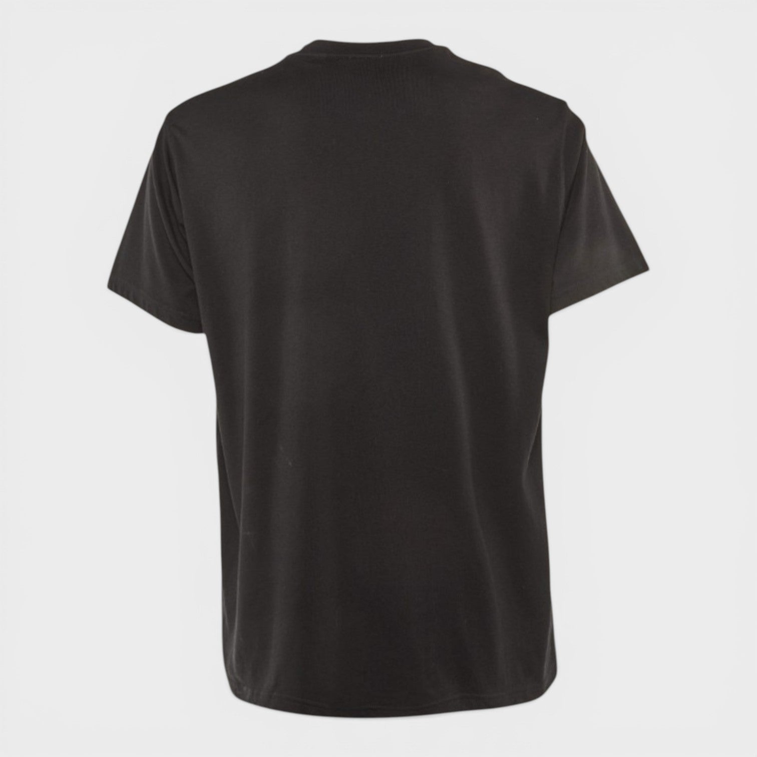 Burberry Raynerton Cotton Logo Embroidered T-Shirt Black