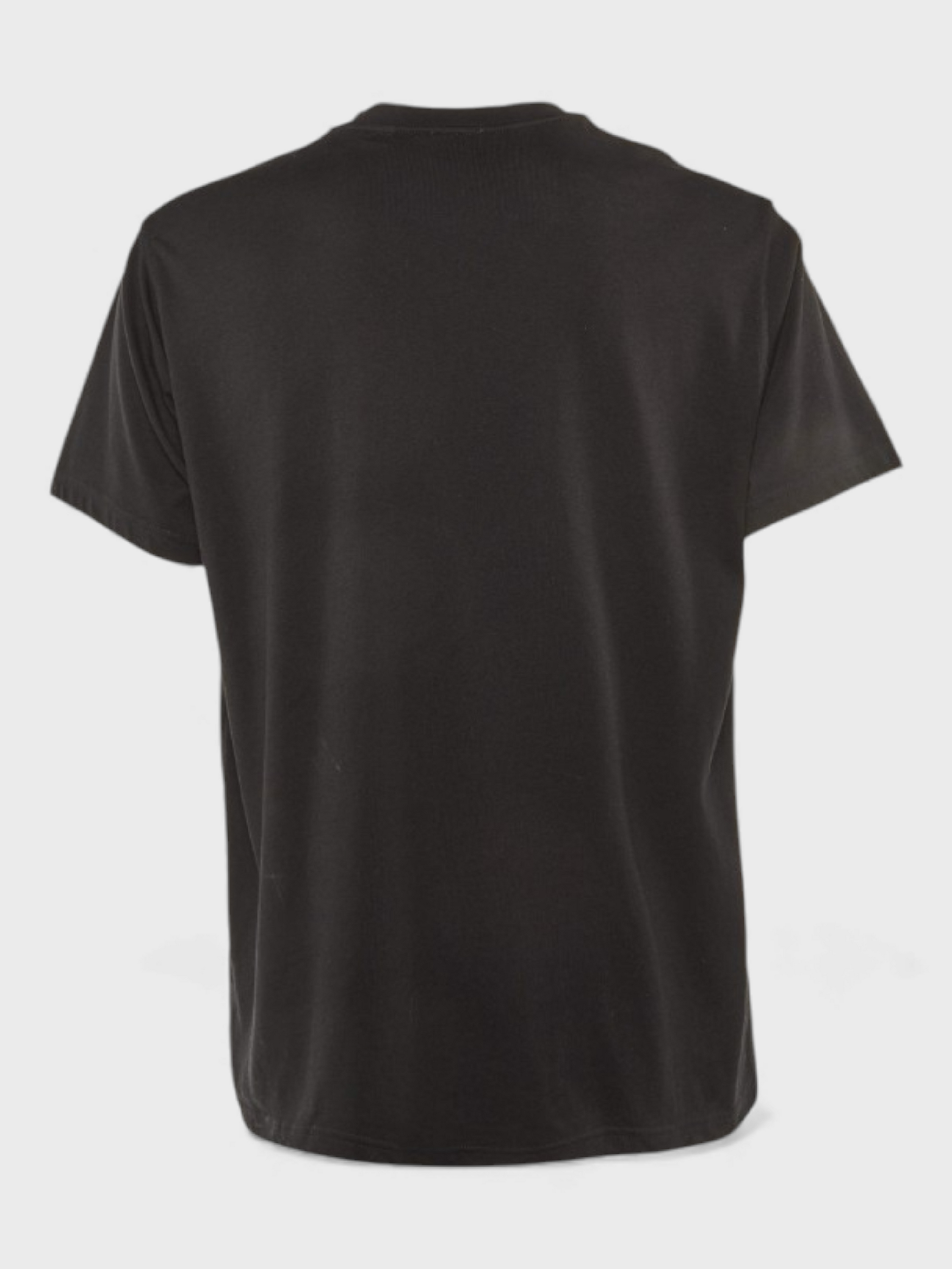 Burberry Raynerton Cotton Logo Embroidered T-Shirt Black
