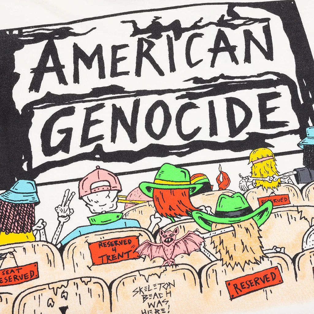 Skeleton Beach Theater Tee Light Archival White