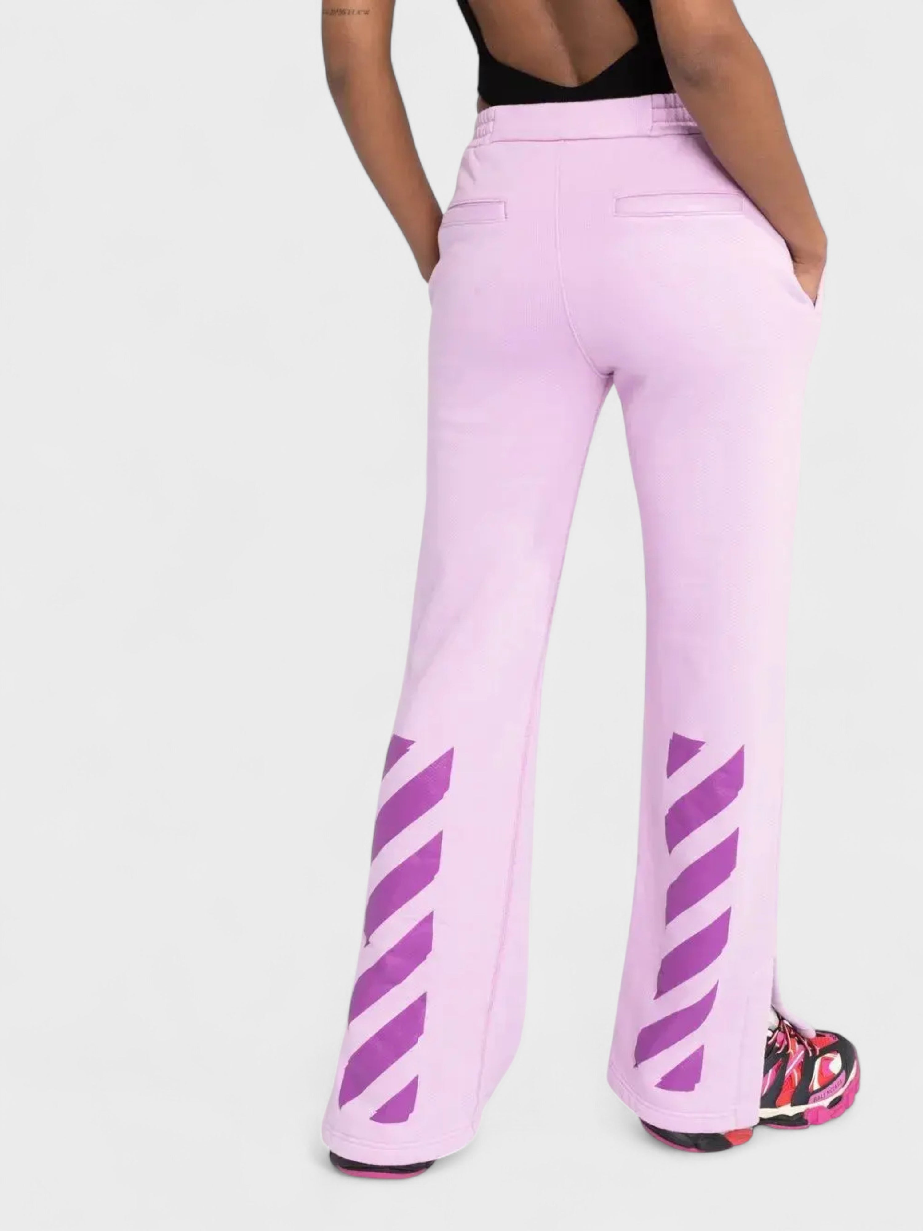 Off-White Diag Tapered Sweatpant Lilac