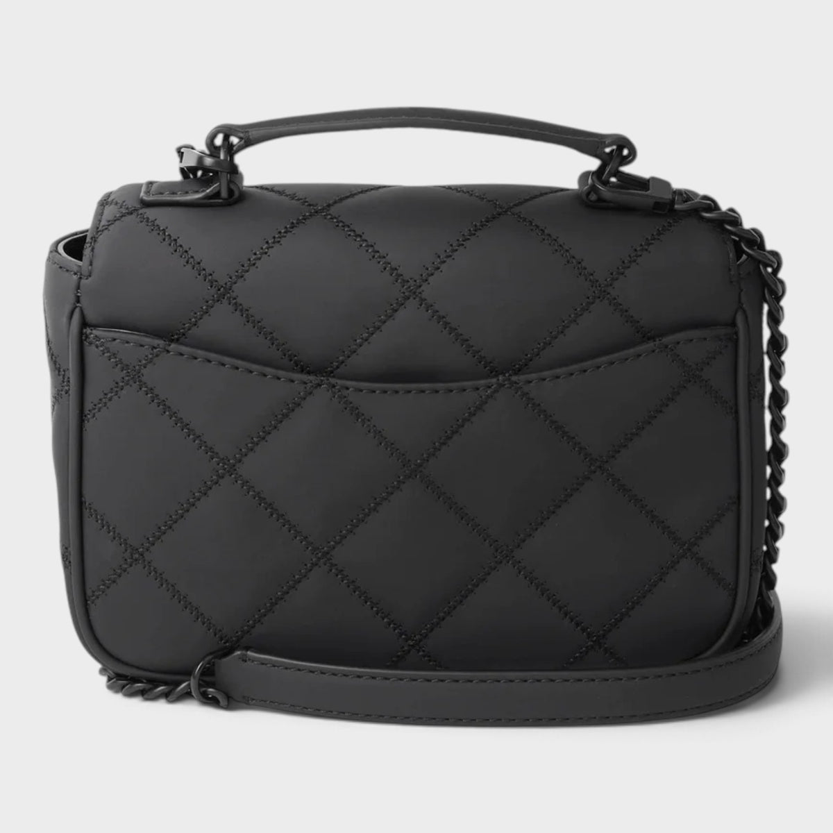 Willa Matte Mini Top Handle Bag Black