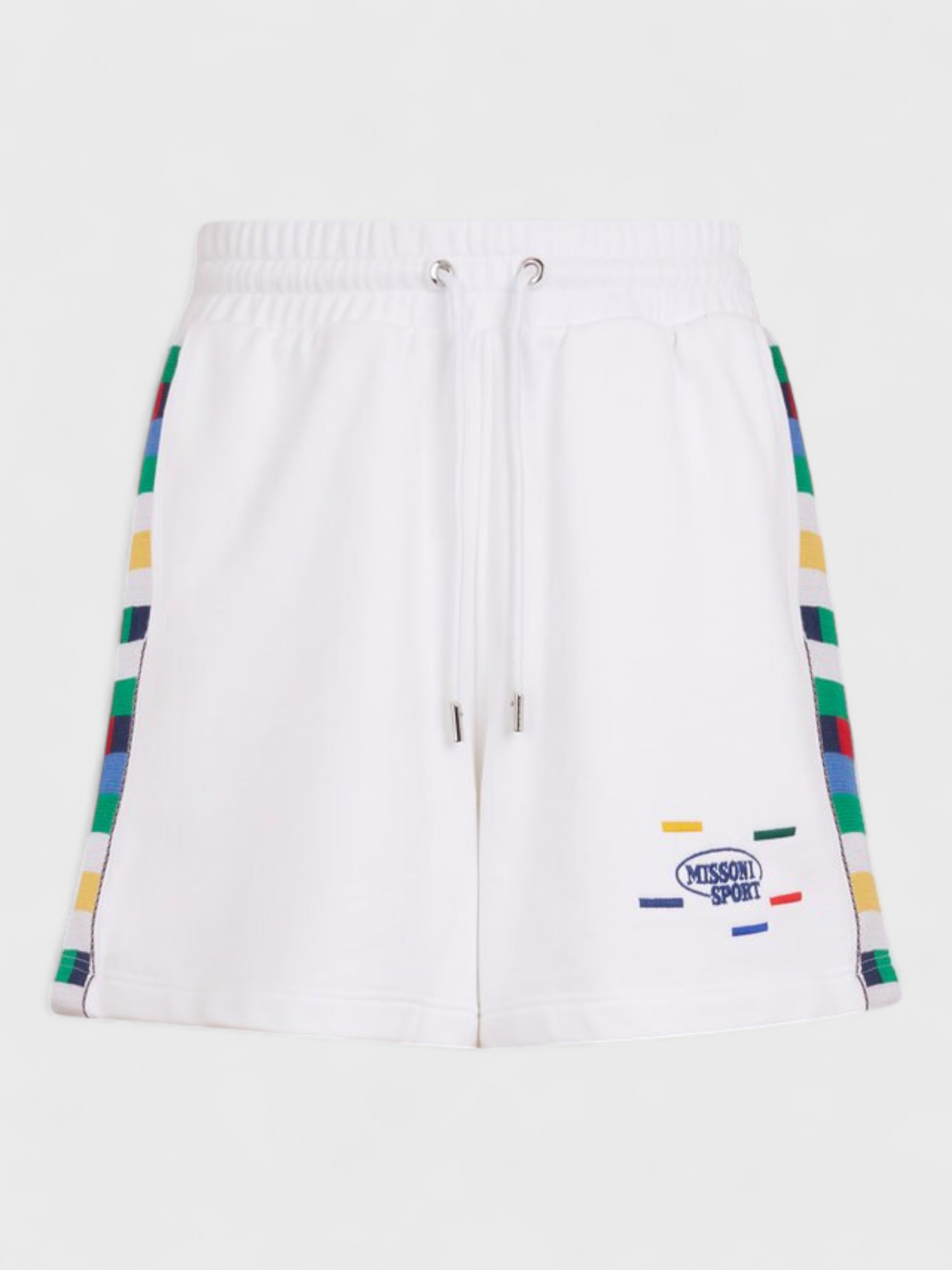 Missoni Logo Jersey Shorts White