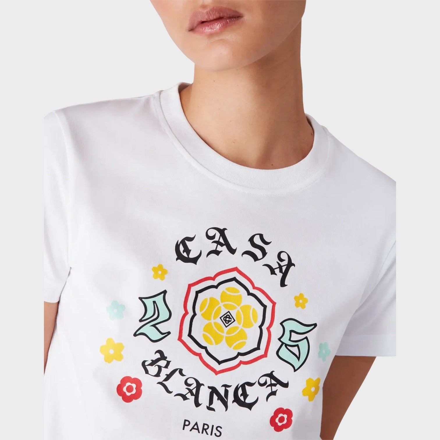 Bosozoku Printed Fitted T-Shirt White