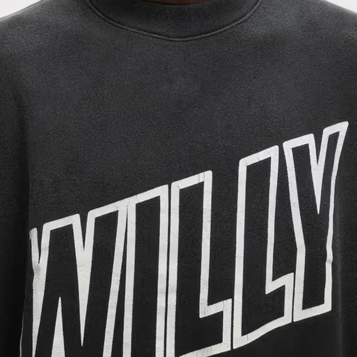 Logo Muscle Tee Black White