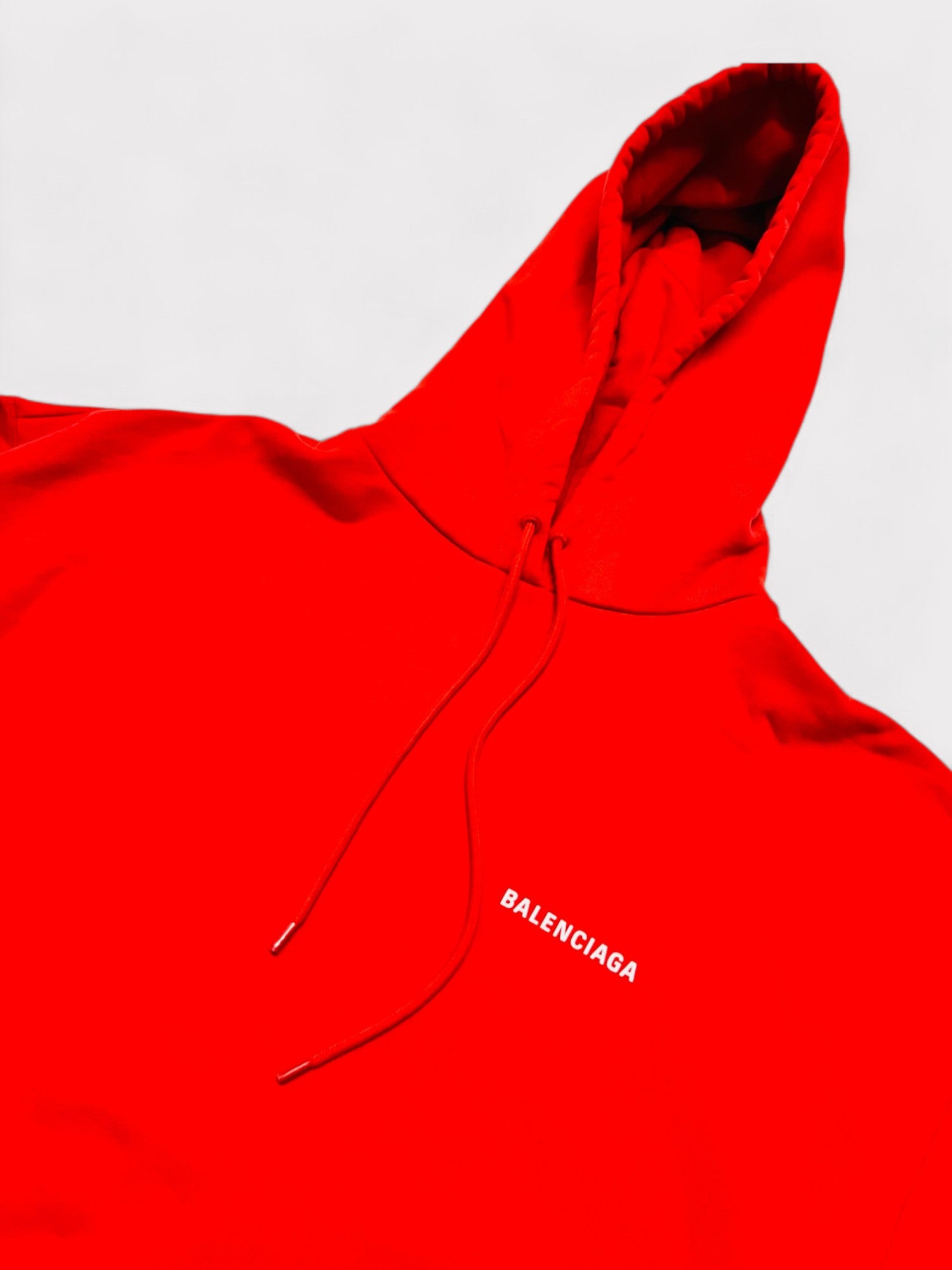 Balenciaga Classic Logo Red Hoodie