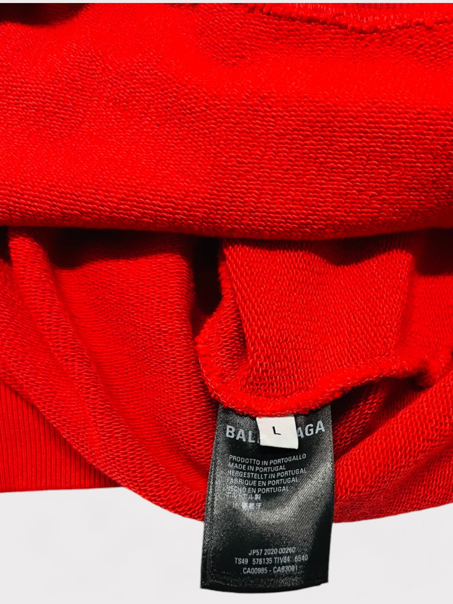 Balenciaga Classic Logo Red Hoodie