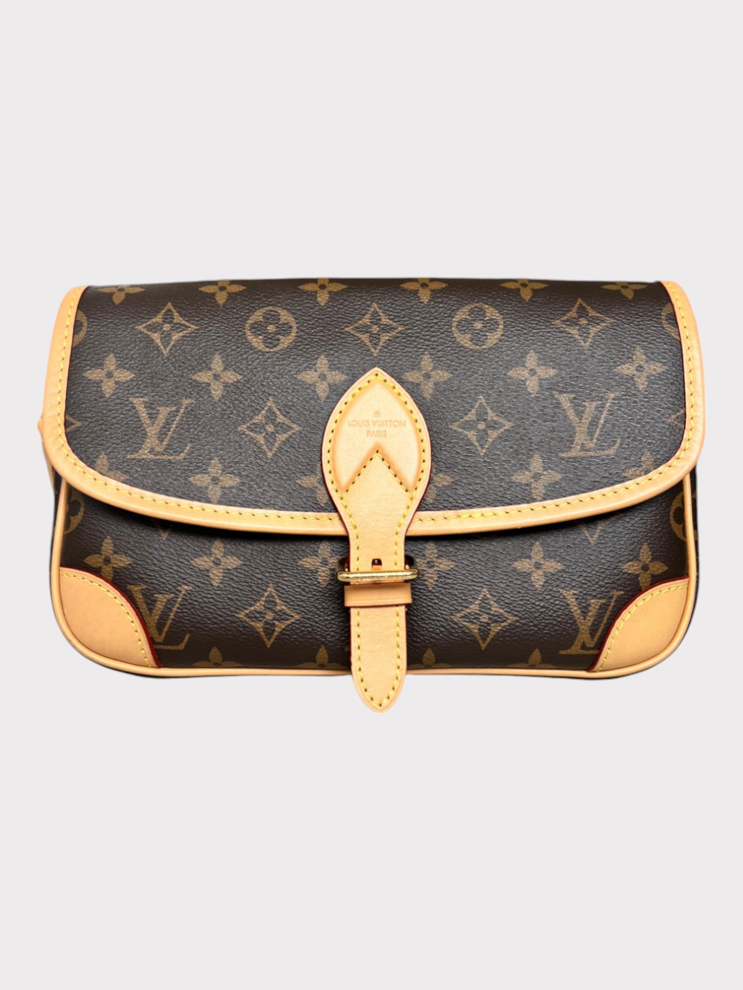 Louis Vuitton Monogram Diane NM PM M46049 Women's Shoulder Bag Fuchsia