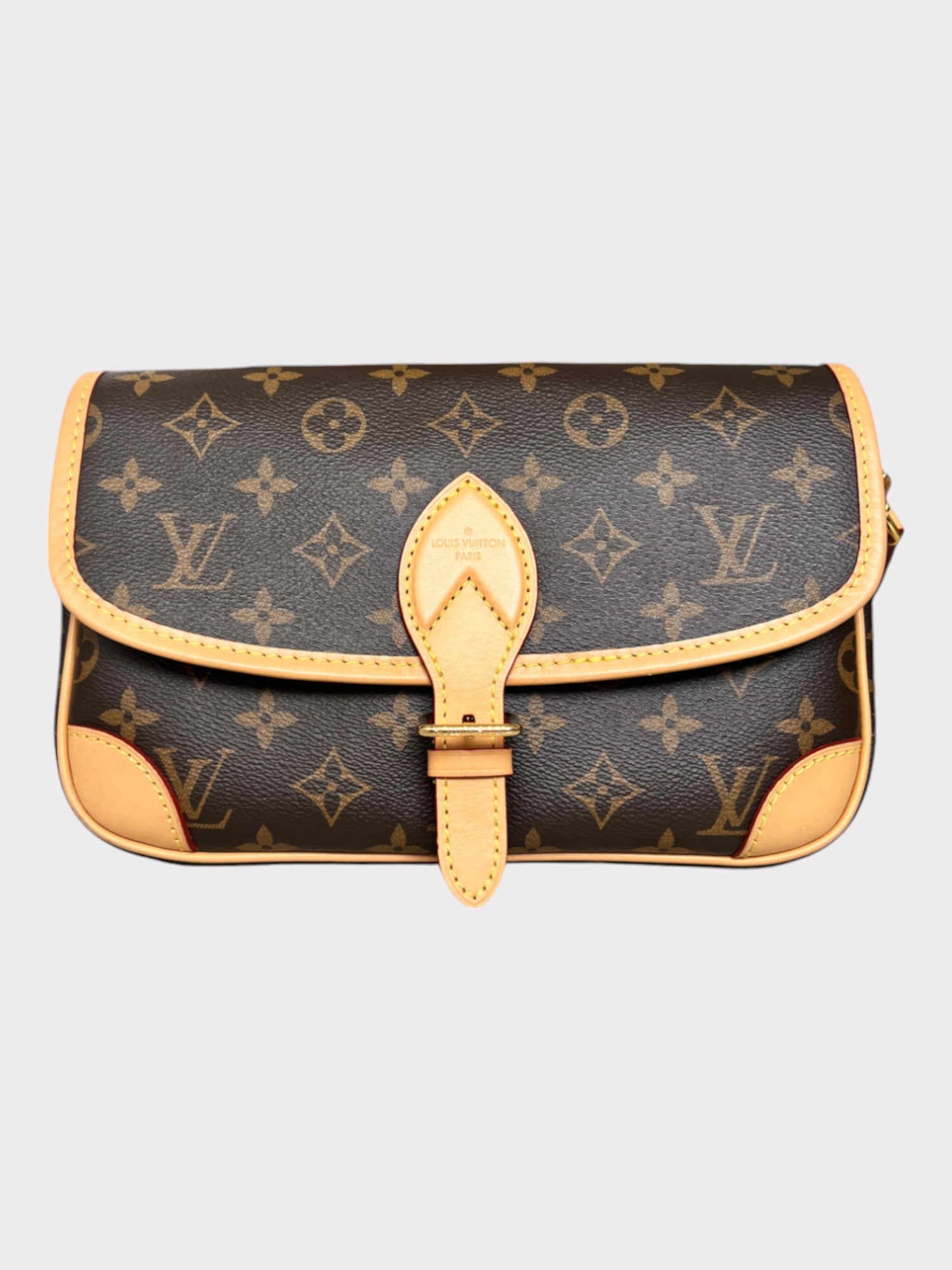 Louis Vuitton Monogram Diane NM PM M46049 Women's Shoulder Bag Fuchsia