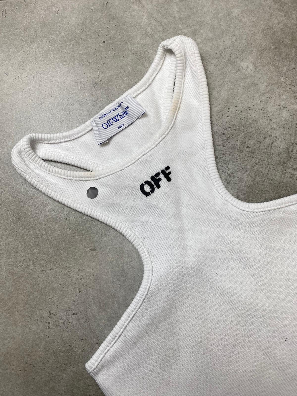 Off-White Stamp Rib Rowing Top White XXS