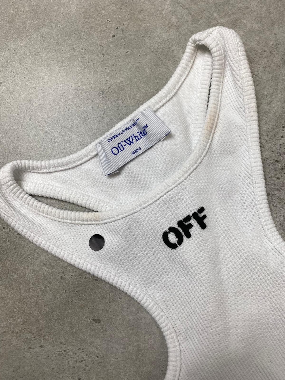 Off-White Stamp Rib Rowing Top White XXS