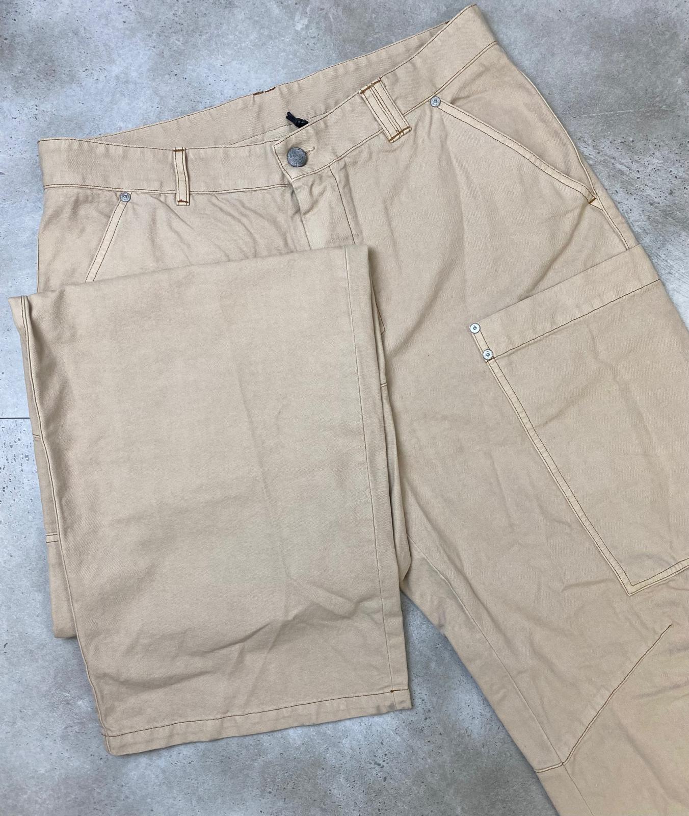 Palm Angels Slim Cargo Pants Beige 34W