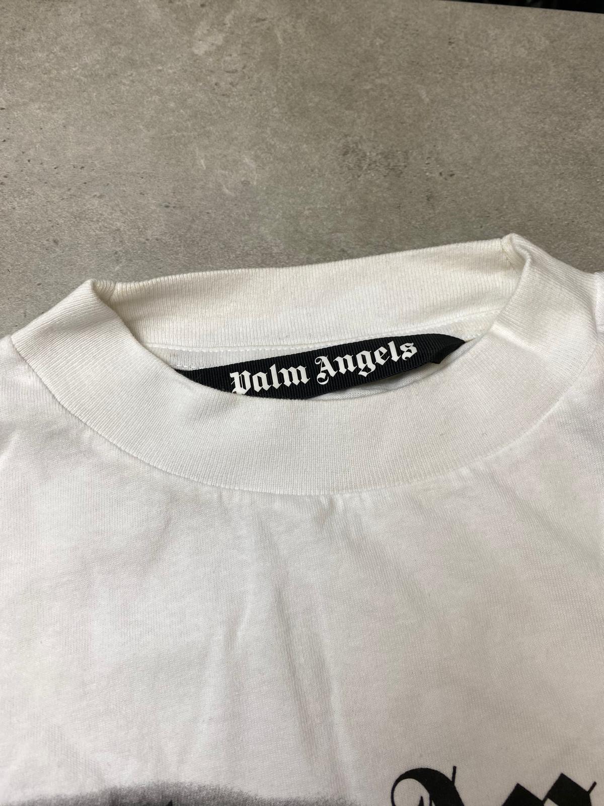 Palm Angels Paris Sprayed T Shirt White S