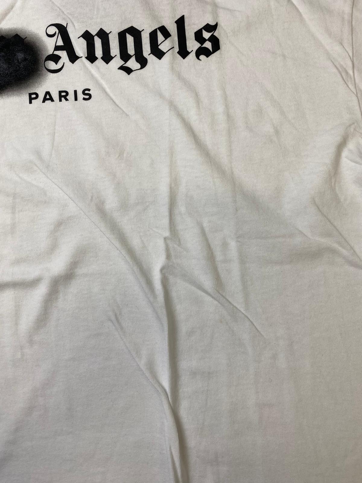 Palm Angels Paris Sprayed T Shirt White XXL