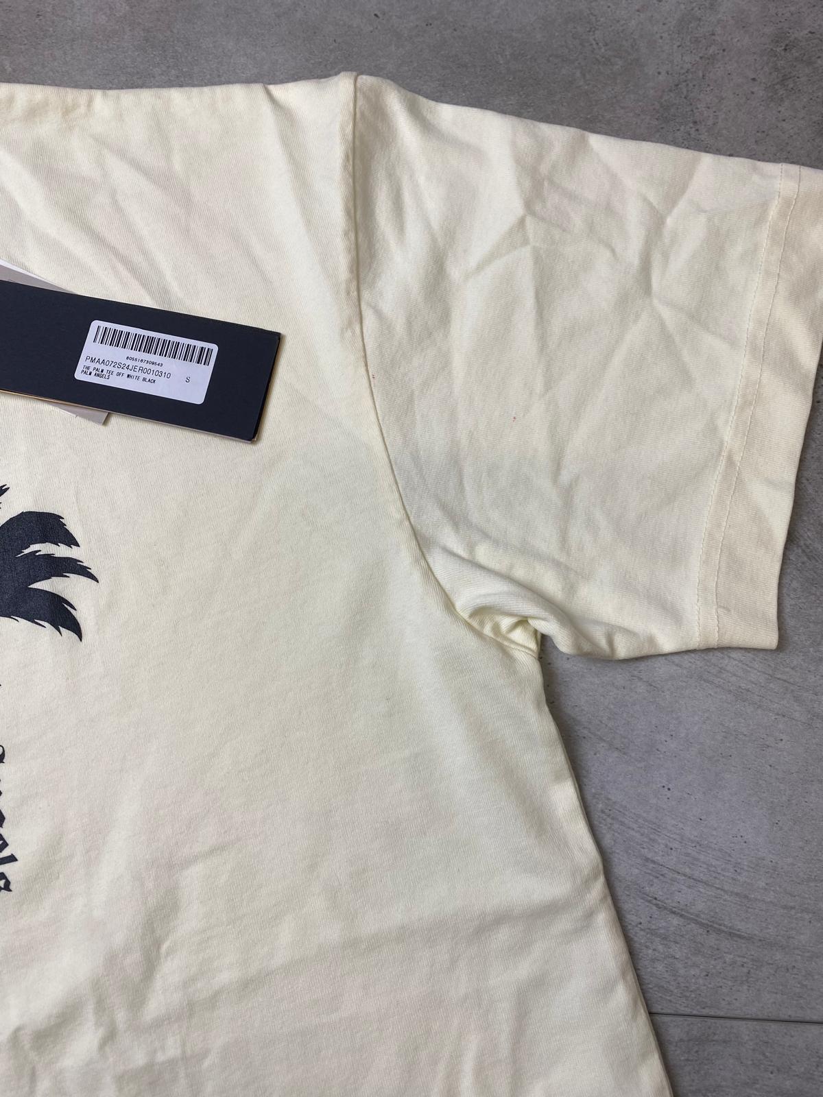 Palm Angels The Palm Tree T Shirt Off White Black S