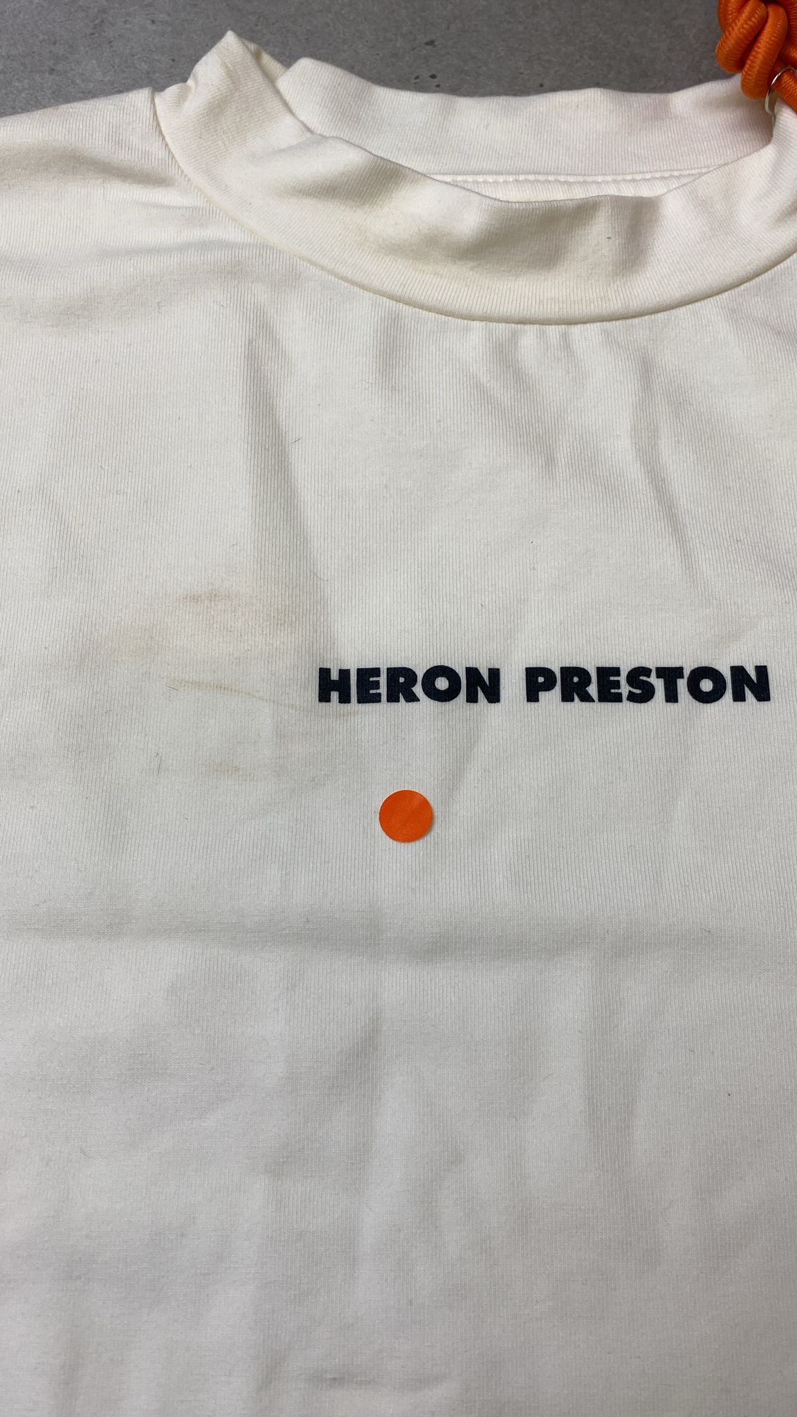 Heron Preston Short Sleeve Baby Shirt White