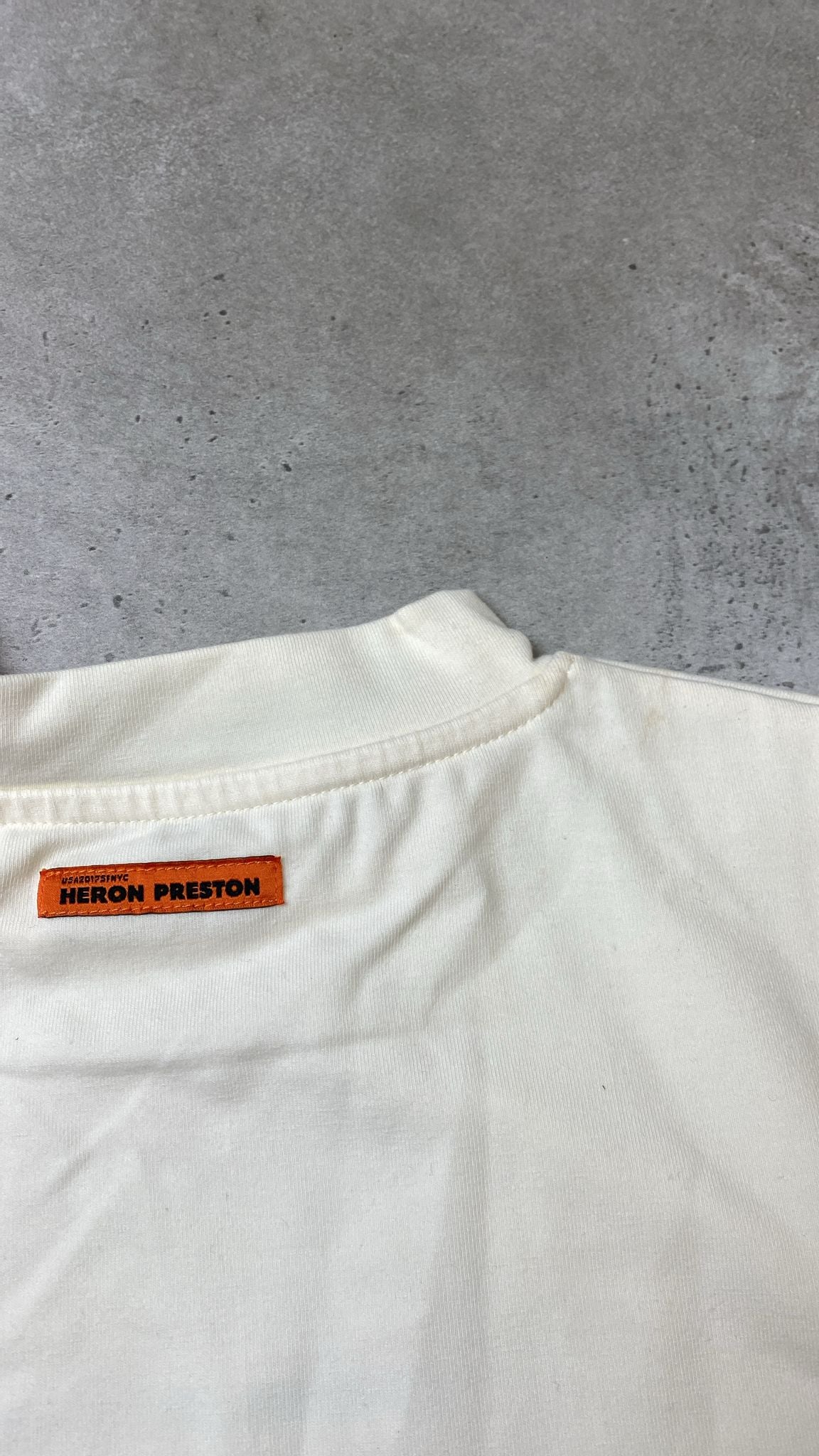 Heron Preston Short Sleeve Baby Shirt White