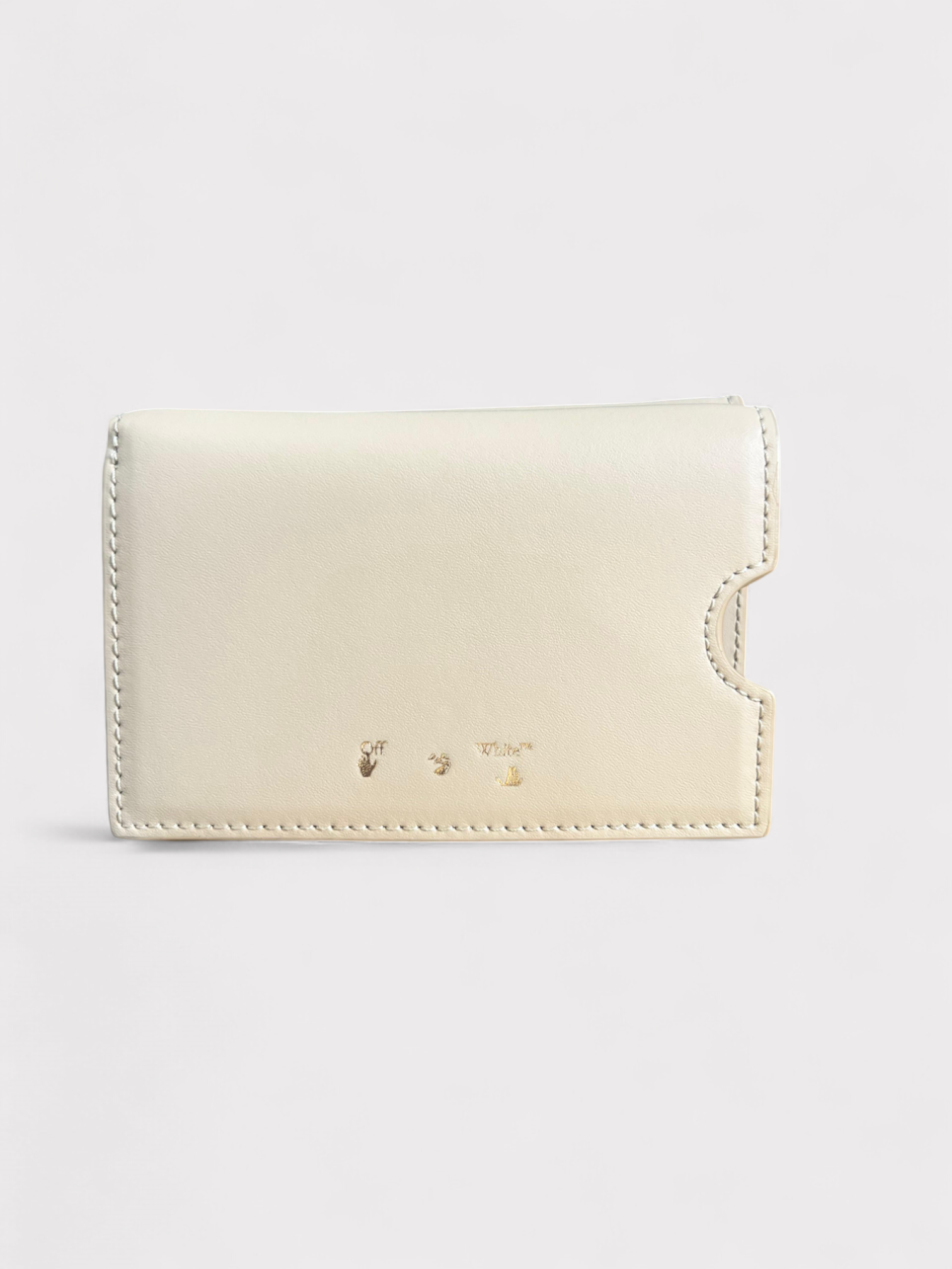 Off-White Burrow Mini Wallet Camel