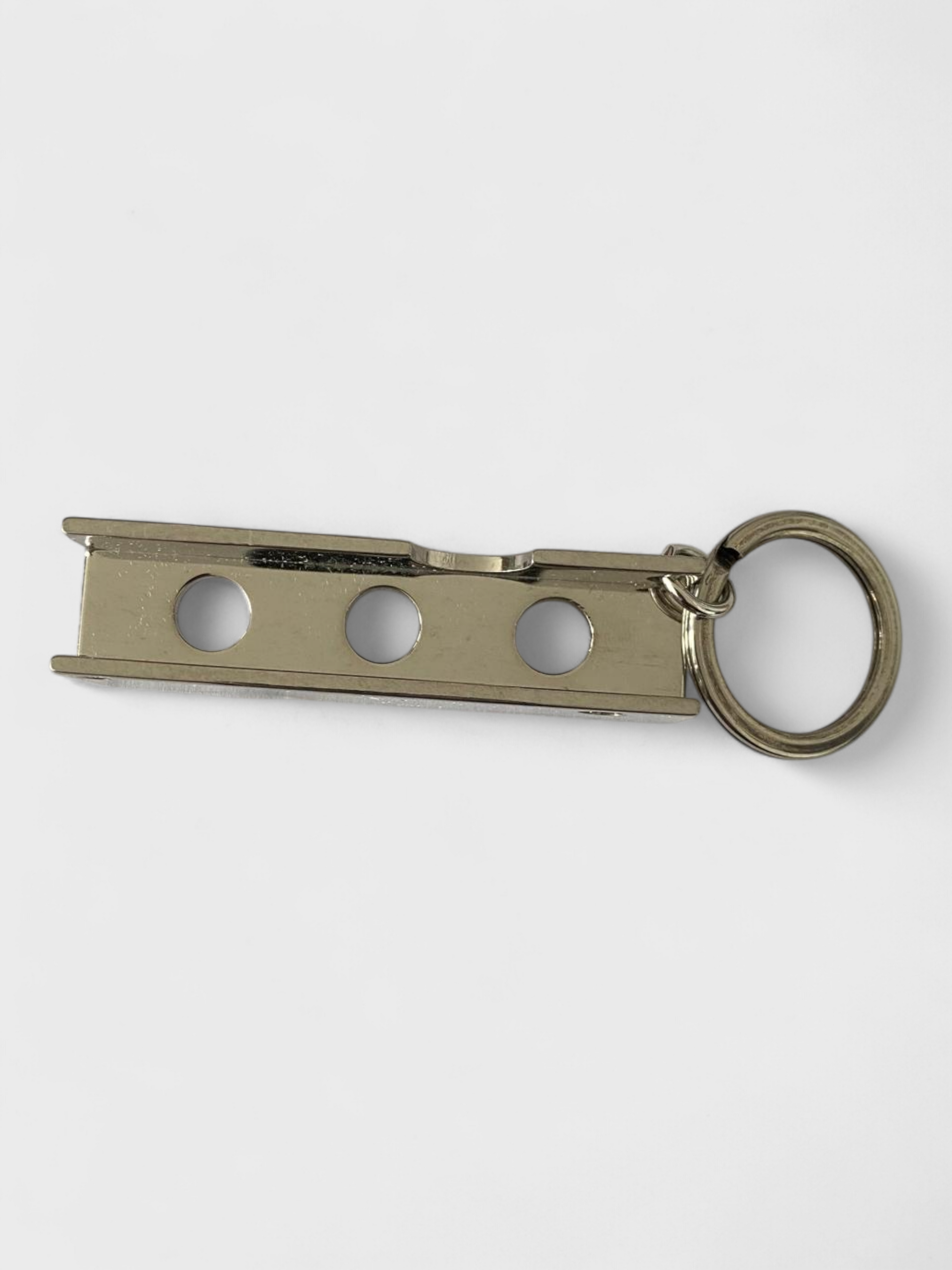 Off-White Keyring Bar Charm Silver