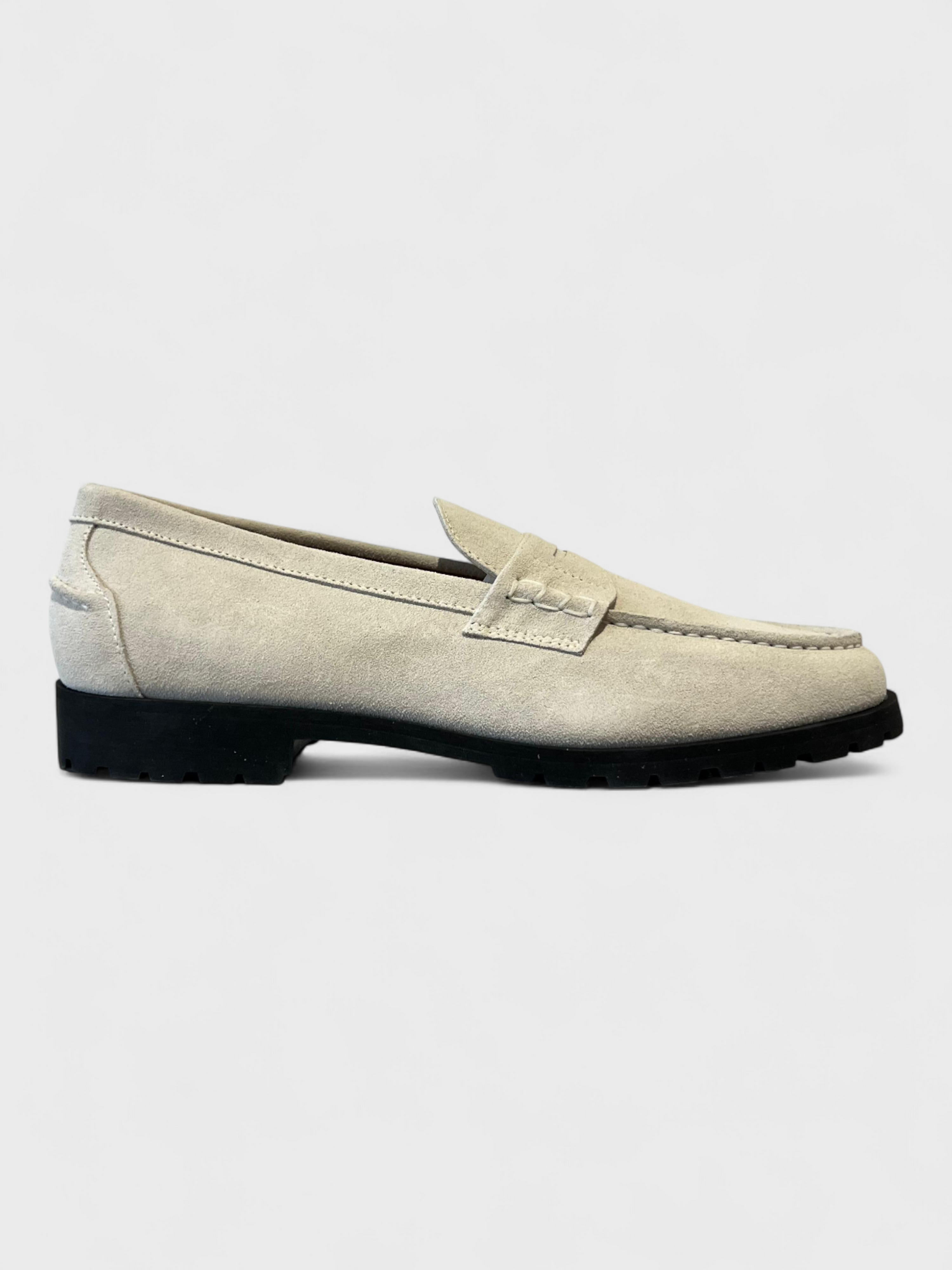 Aimé Leon Dore Country Suede Loafer Bone White