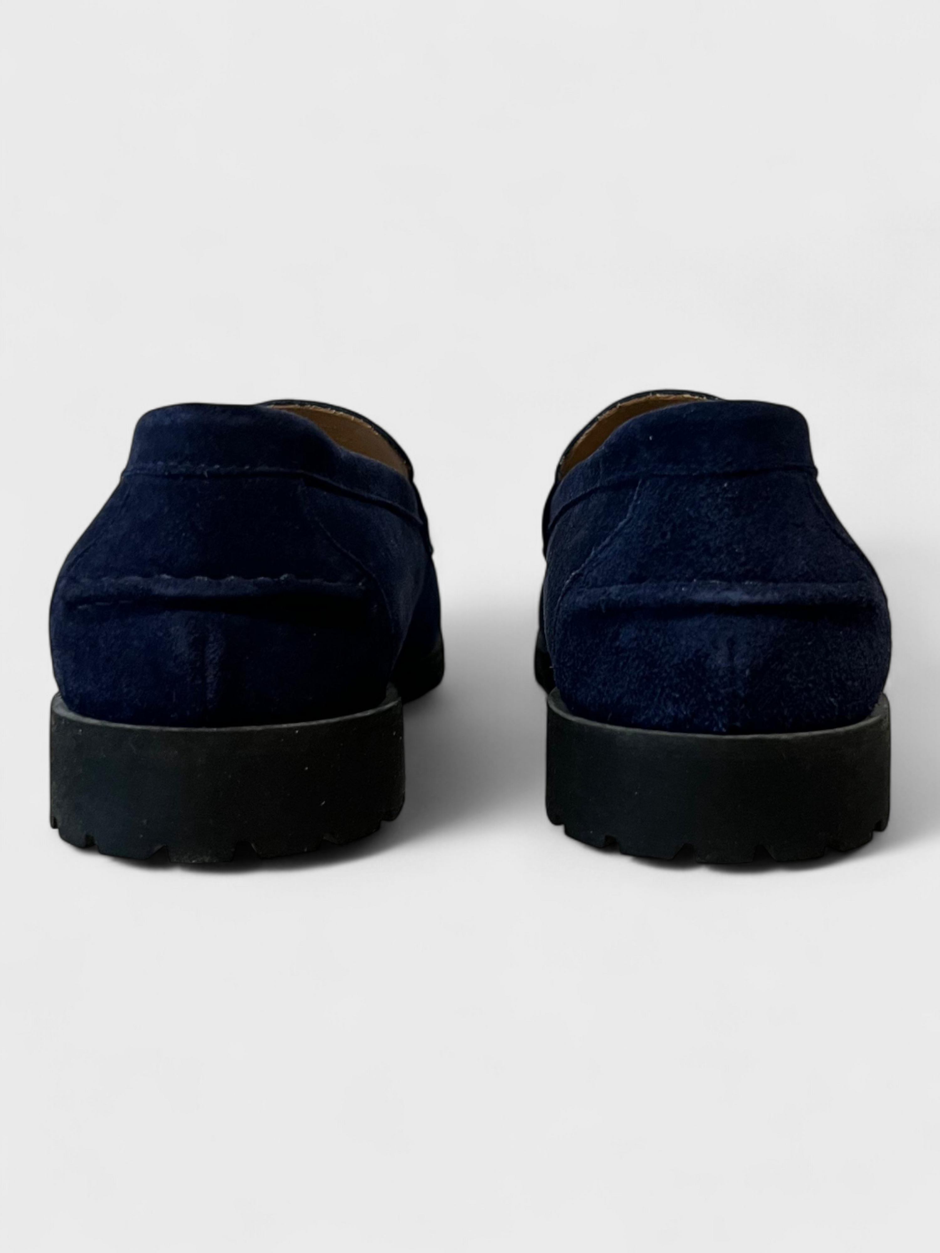 Aimé Leon Dore Suede Country Loafers Navy